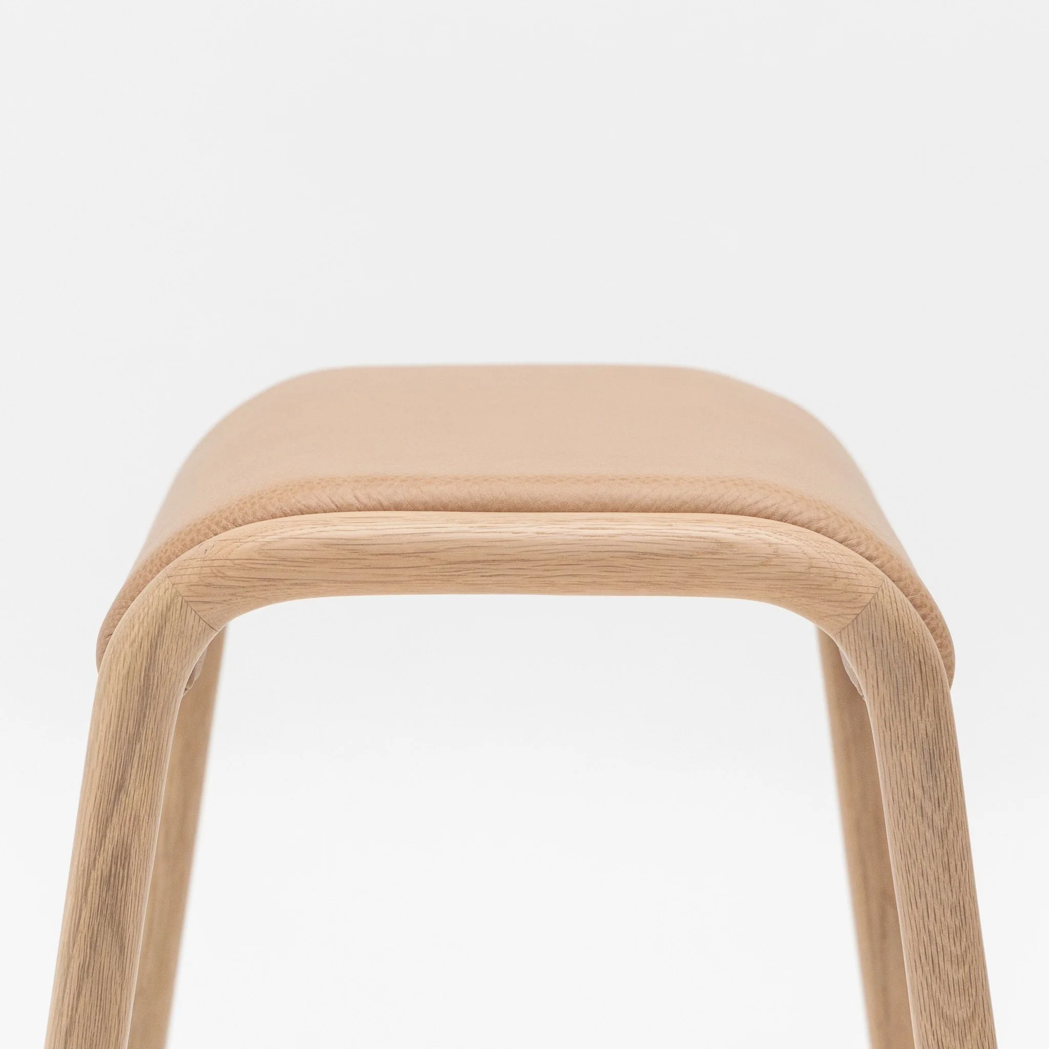 Aha Counter Stool - Blonde Oak & Canyon Leather - Image 10