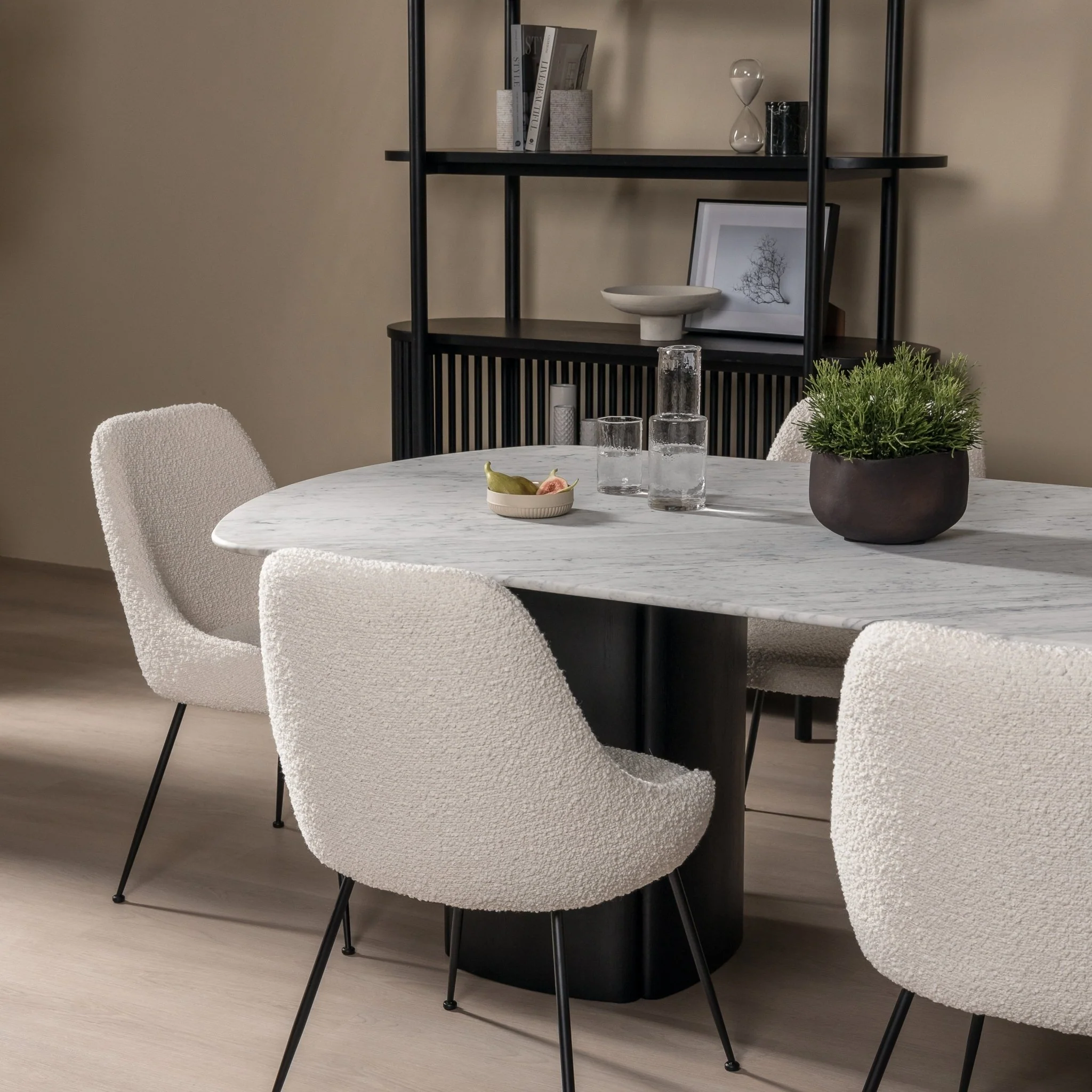 Albany Chair - Cotton Boucle - Image 10