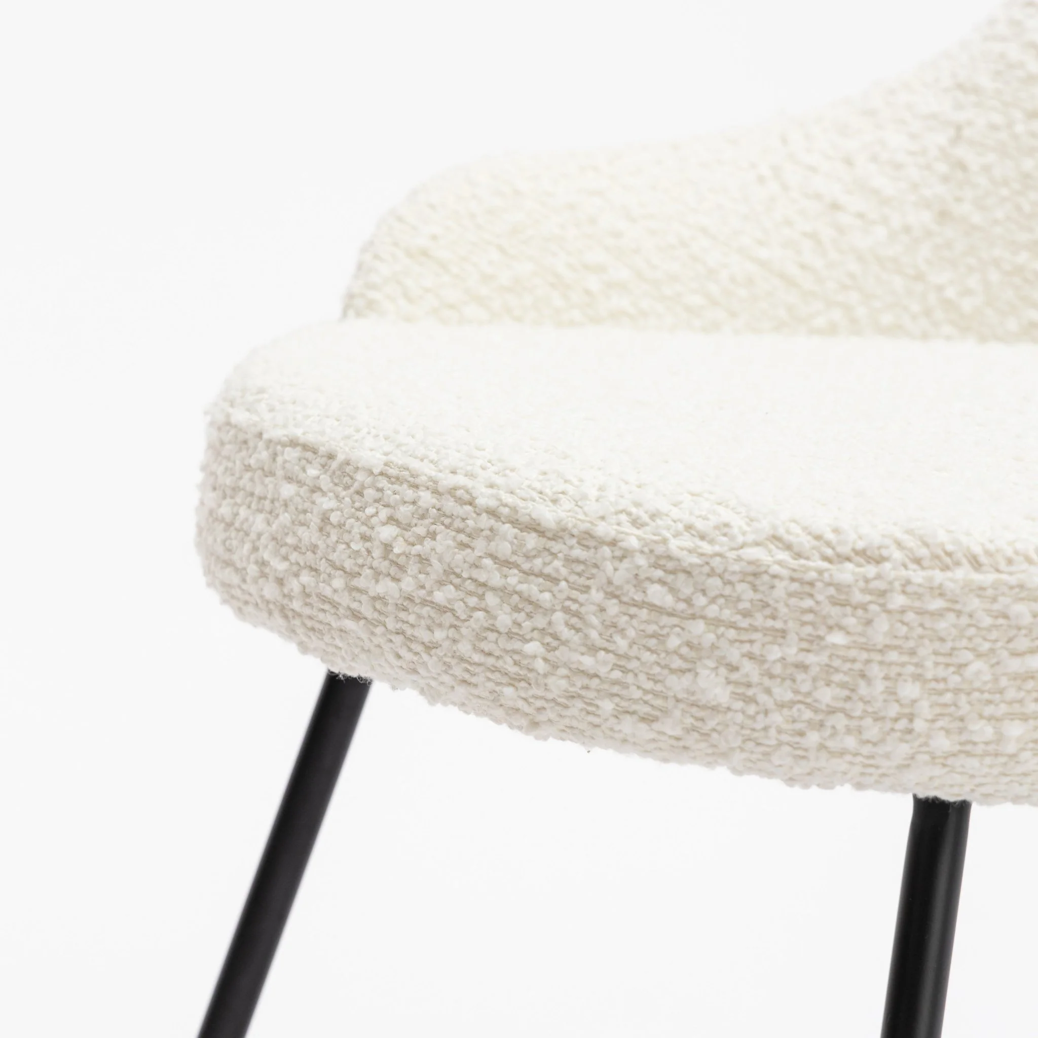 Albany Chair - Cotton Boucle - Image 11