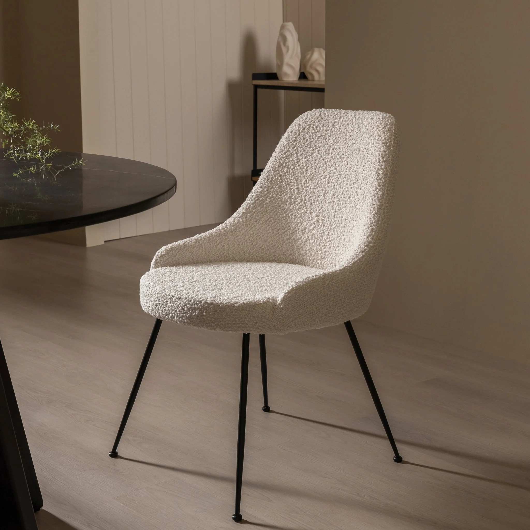 Albany Chair - Cotton Boucle - Image 14