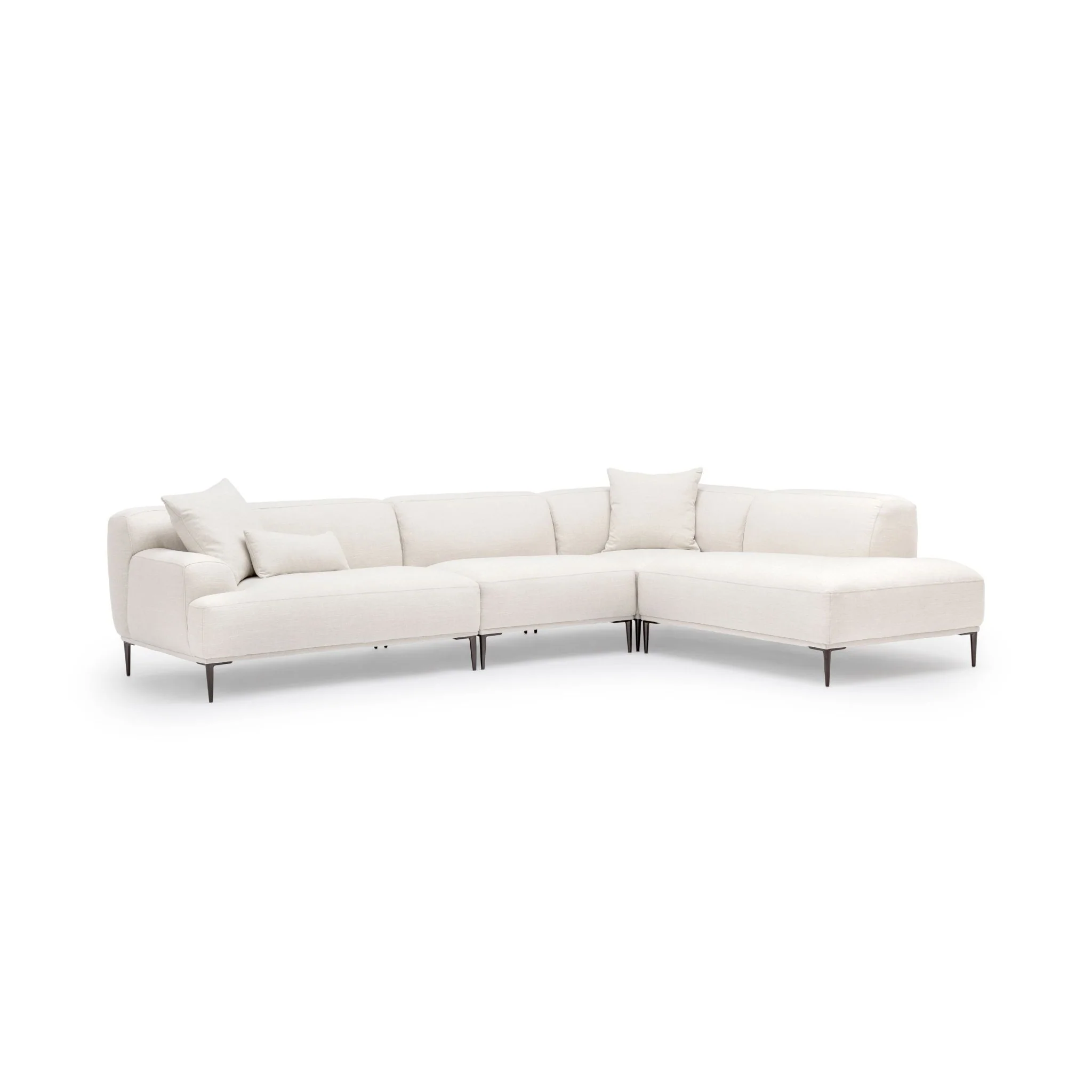 Amelia Corner Sofa - Canvas White - Image 13