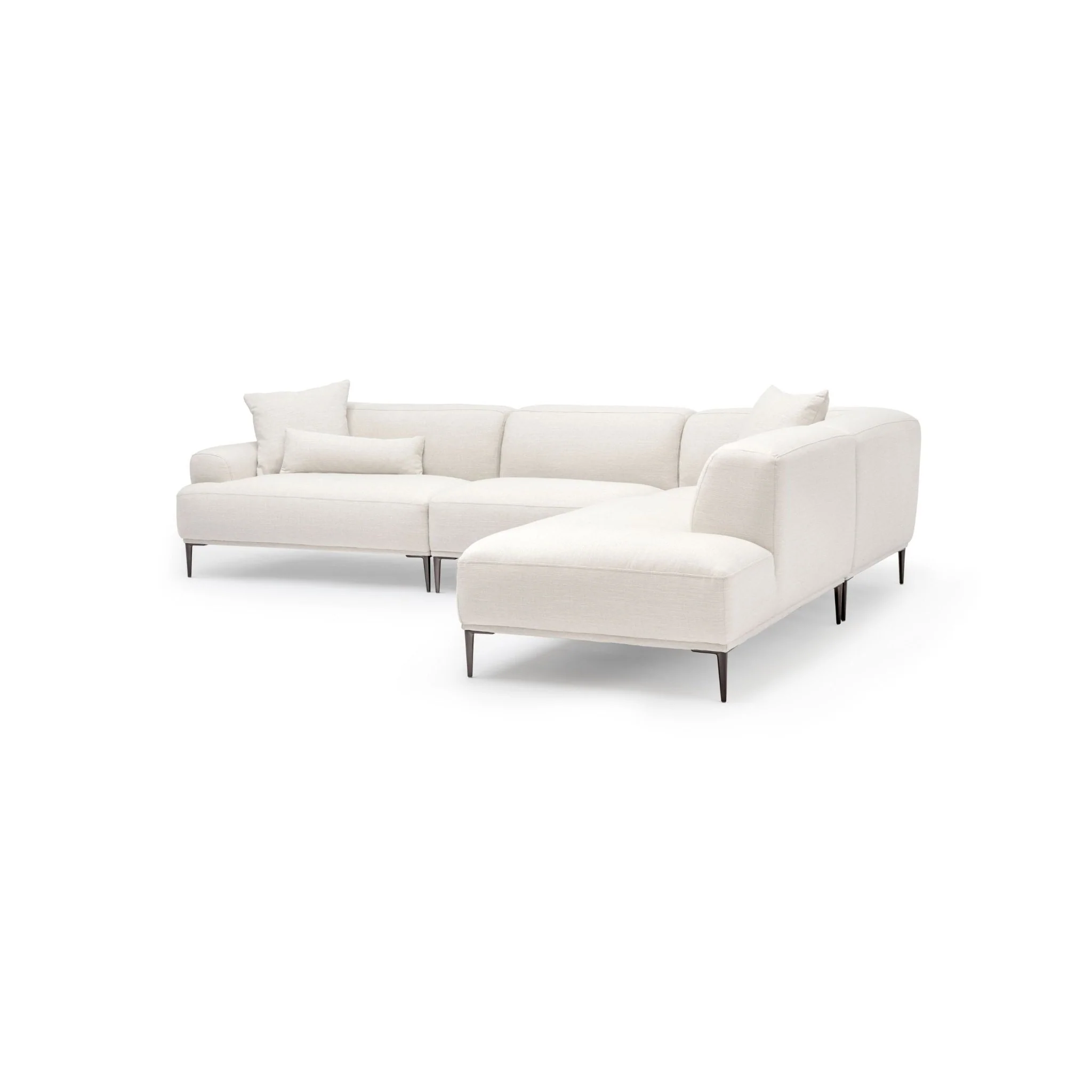 Amelia Corner Sofa - Canvas White - Image 15