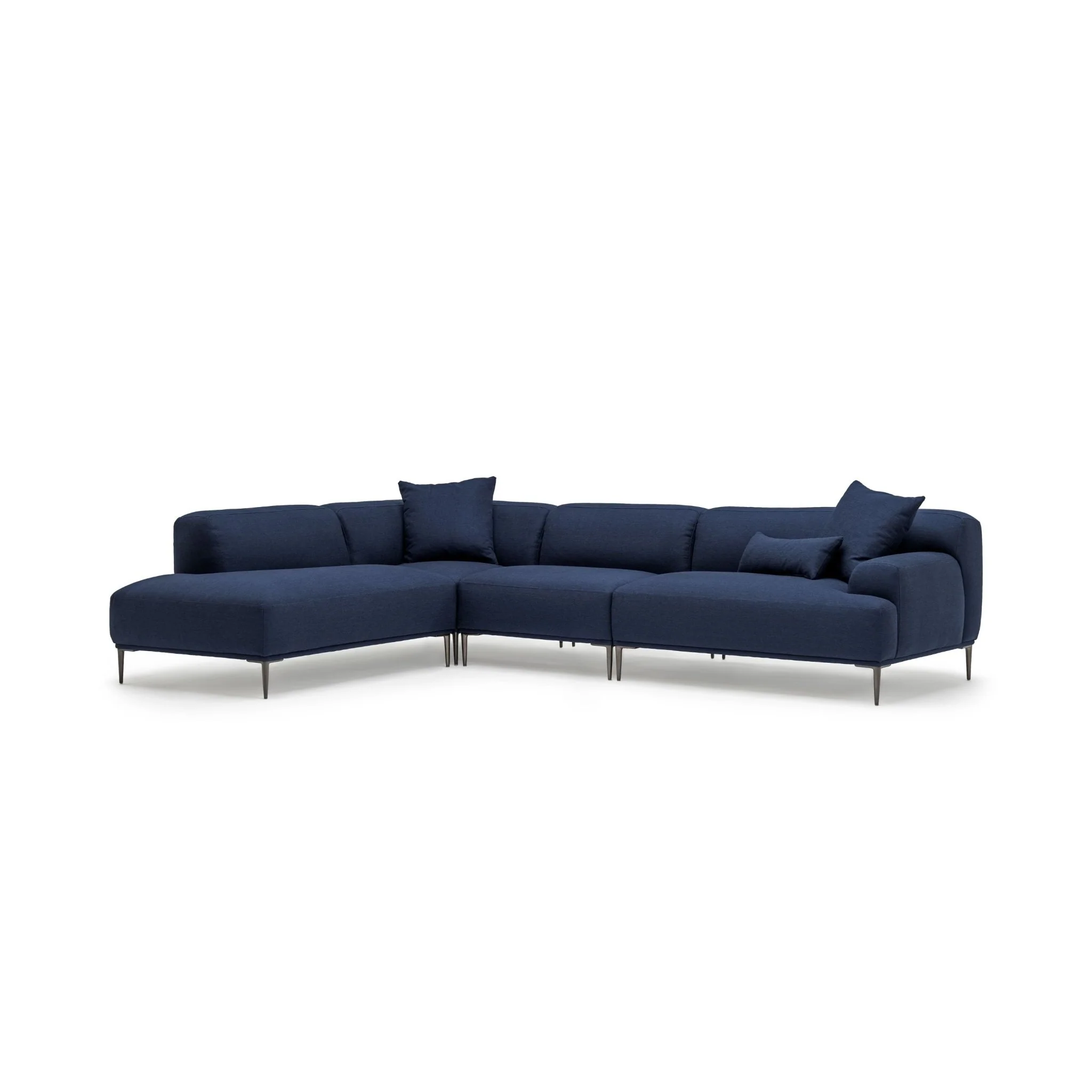 Amelia Corner Sofa - Midnight Blue - Image 3