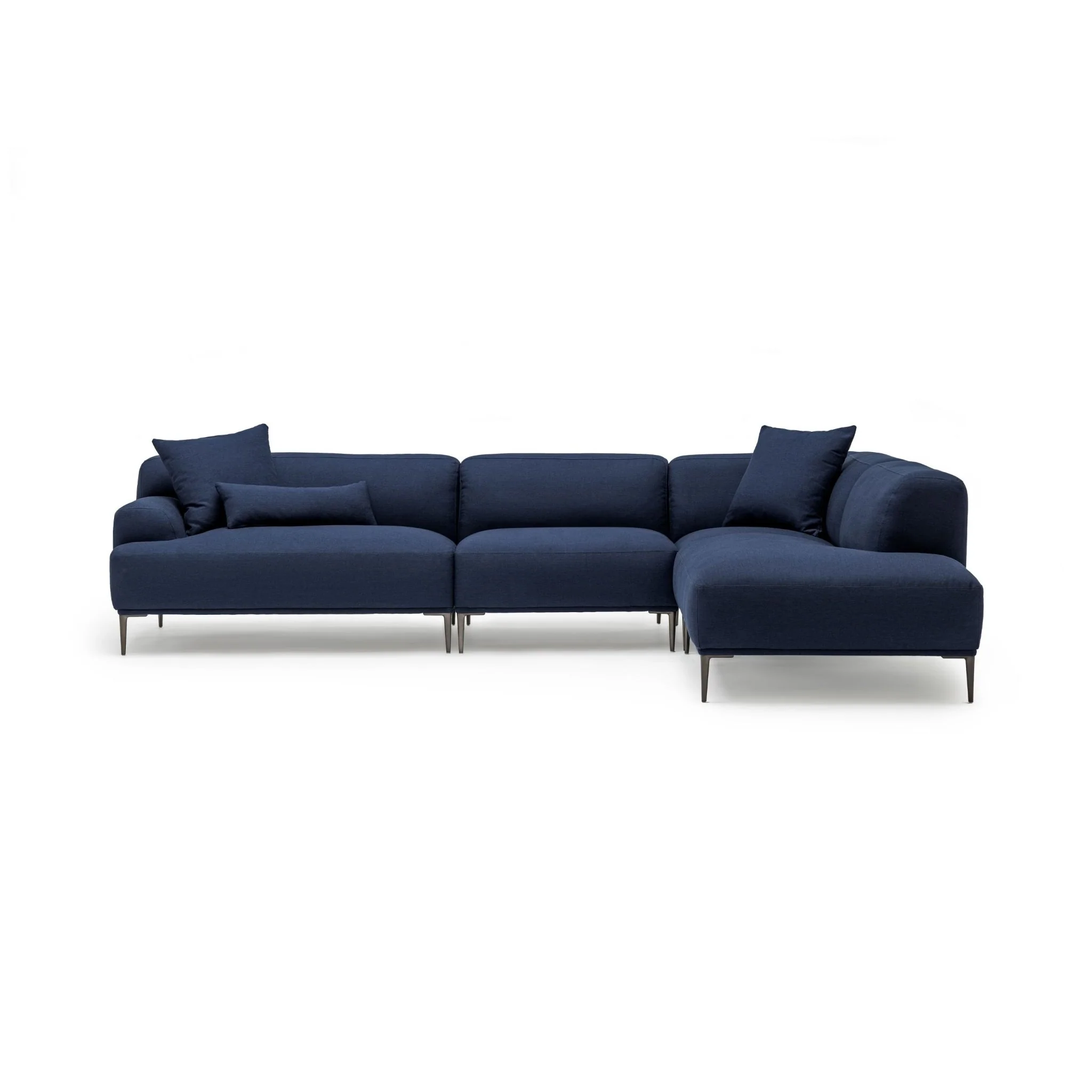Amelia Corner Sofa - Midnight Blue - Image 7