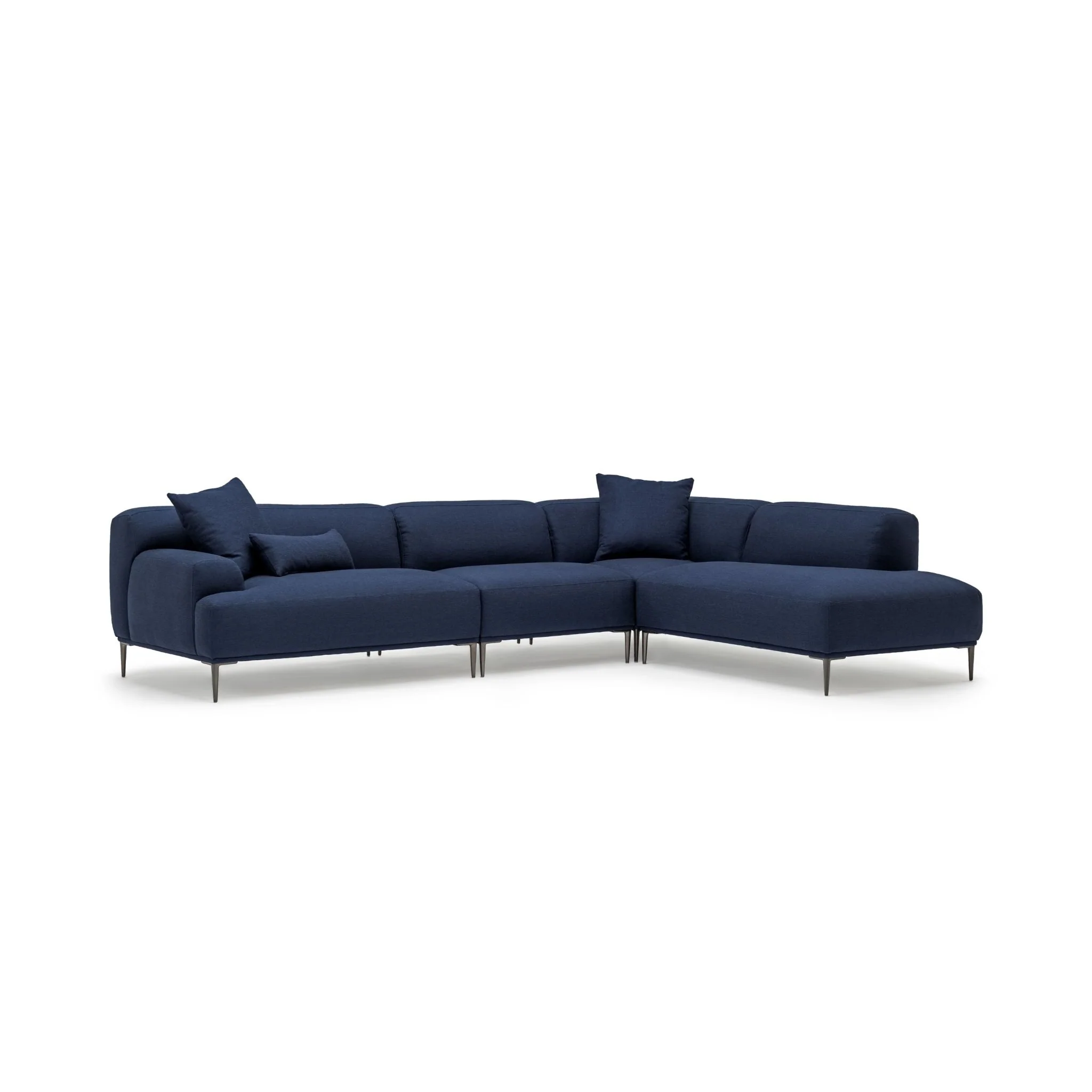 Amelia Corner Sofa - Midnight Blue - Image 9