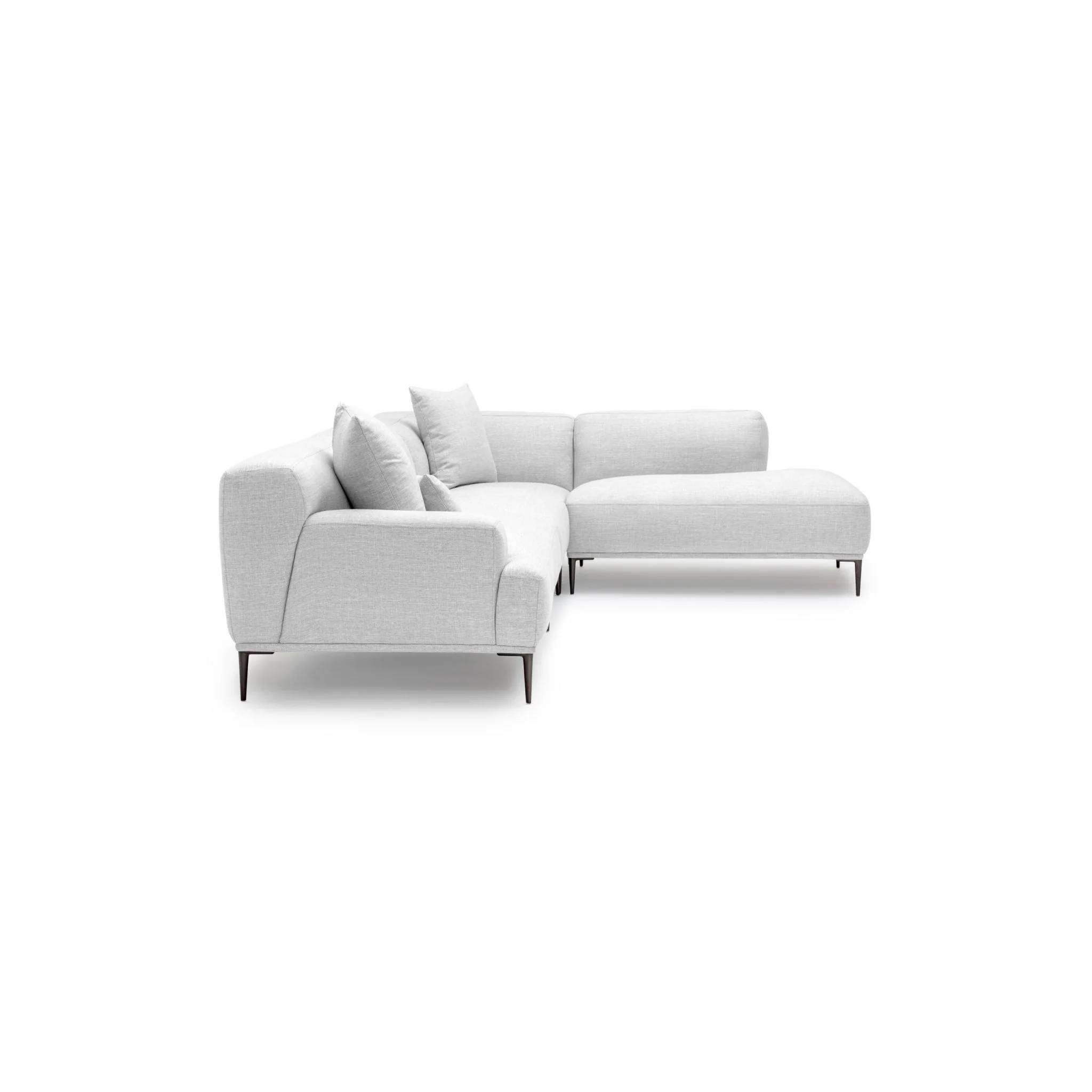 Amelia Corner Sofa - Silver - Image 7