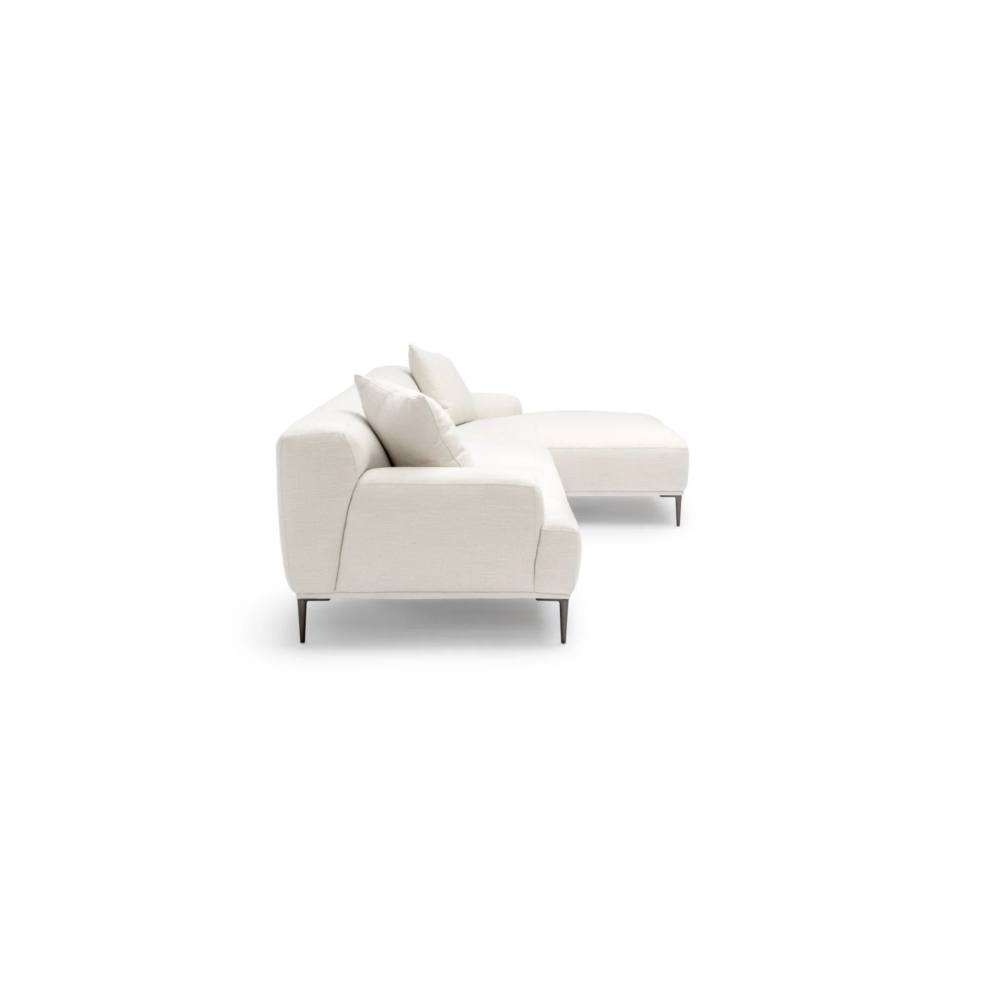 Amelia Extra Large L-Shaped Sofa - Canvas White - Image 10