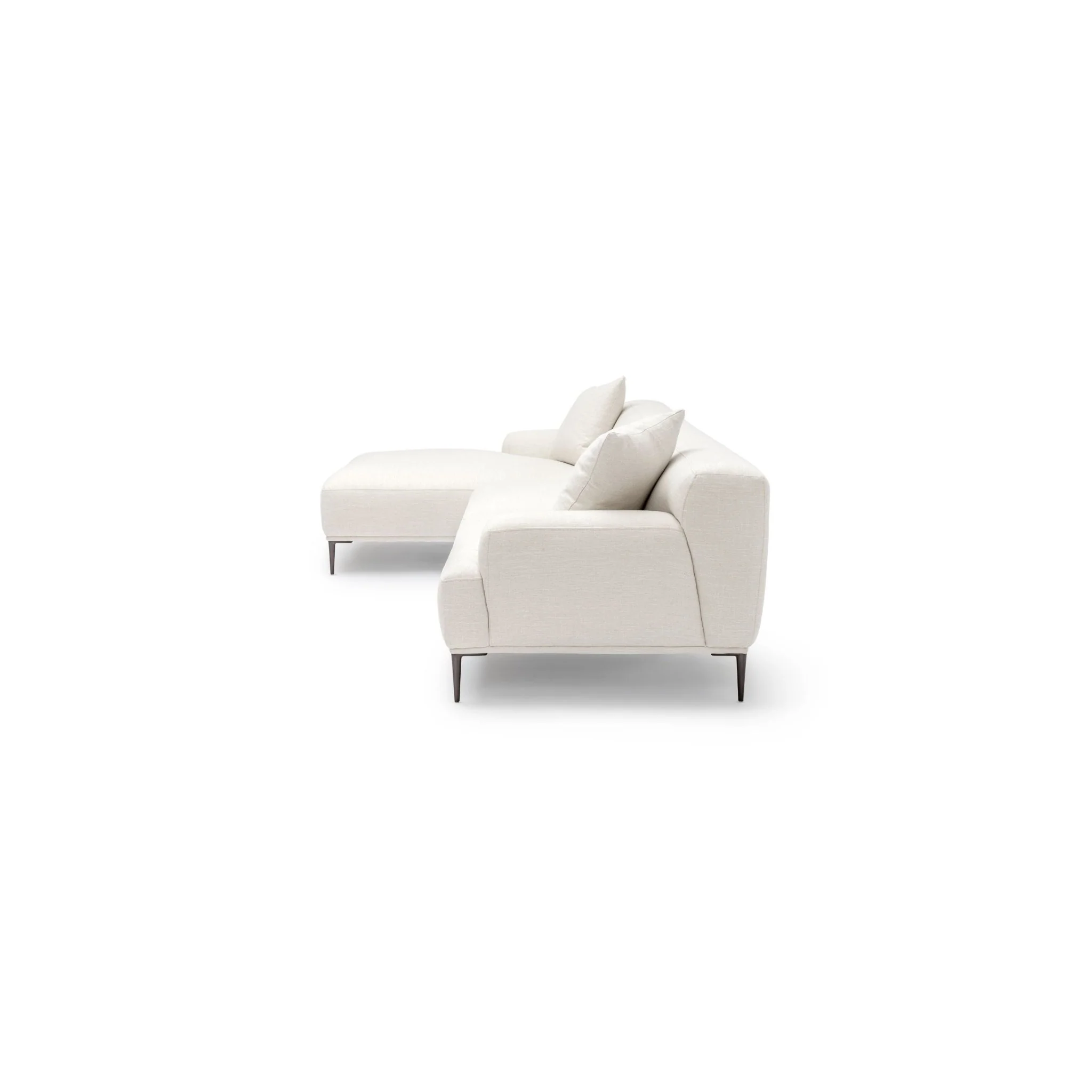 Amelia Extra Large L-Shaped Sofa - Canvas White - Image 3