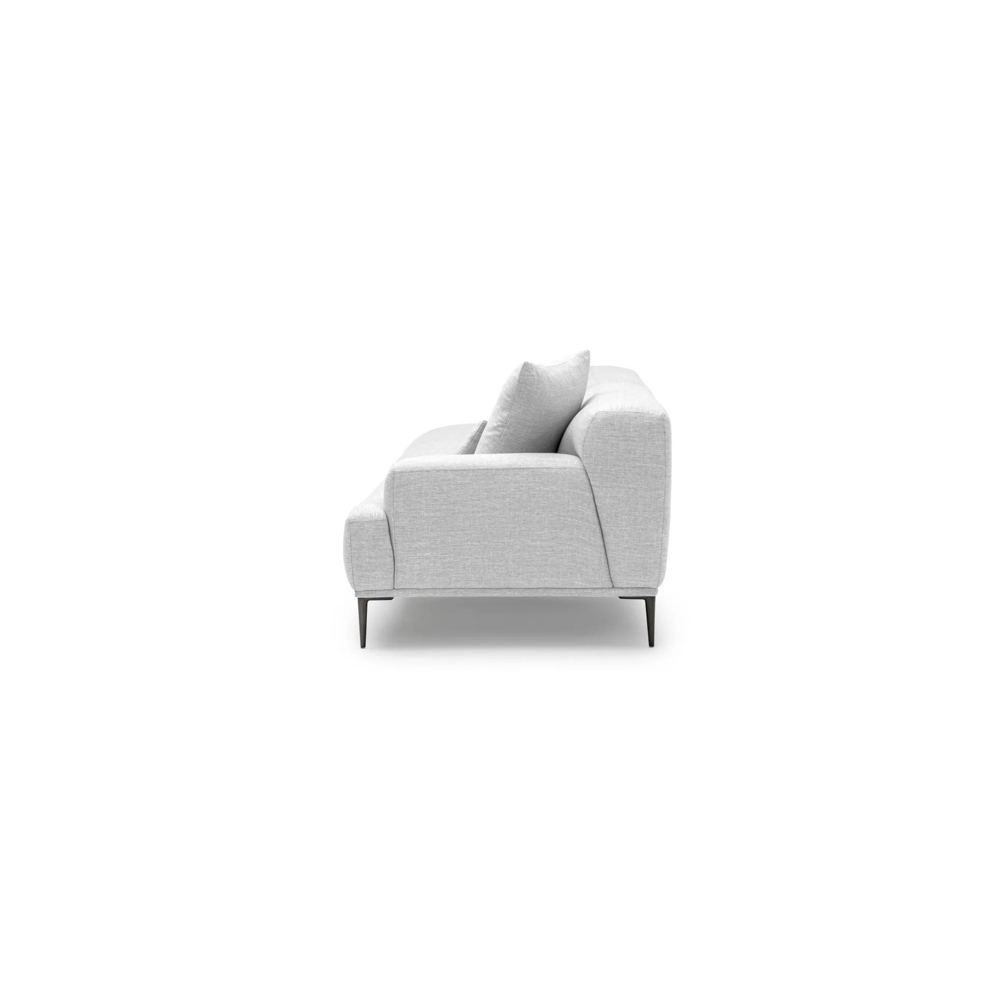 Amelia Open End Sofa - Silver - Image 3