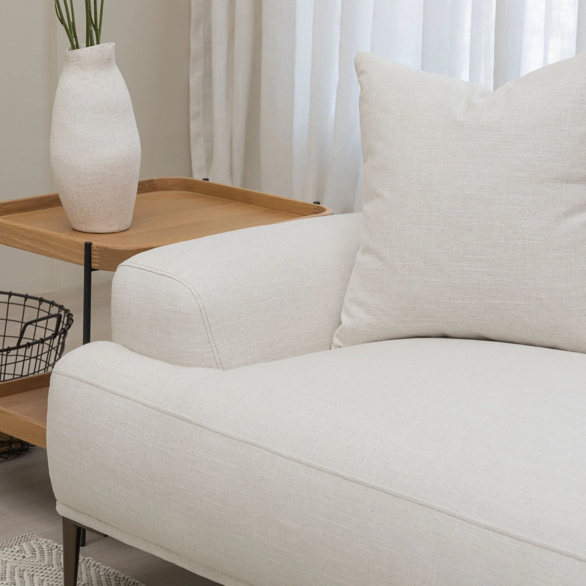 Amelia Sofa - Canvas White - Image 11