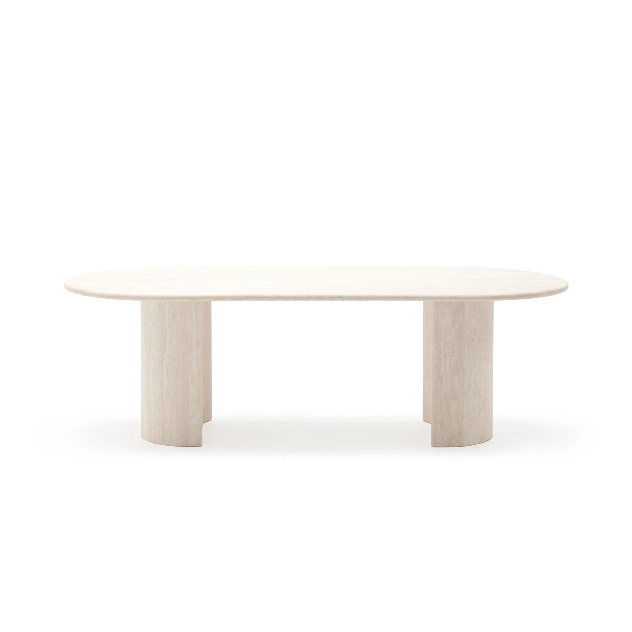Amiri Dining Table - Travertine