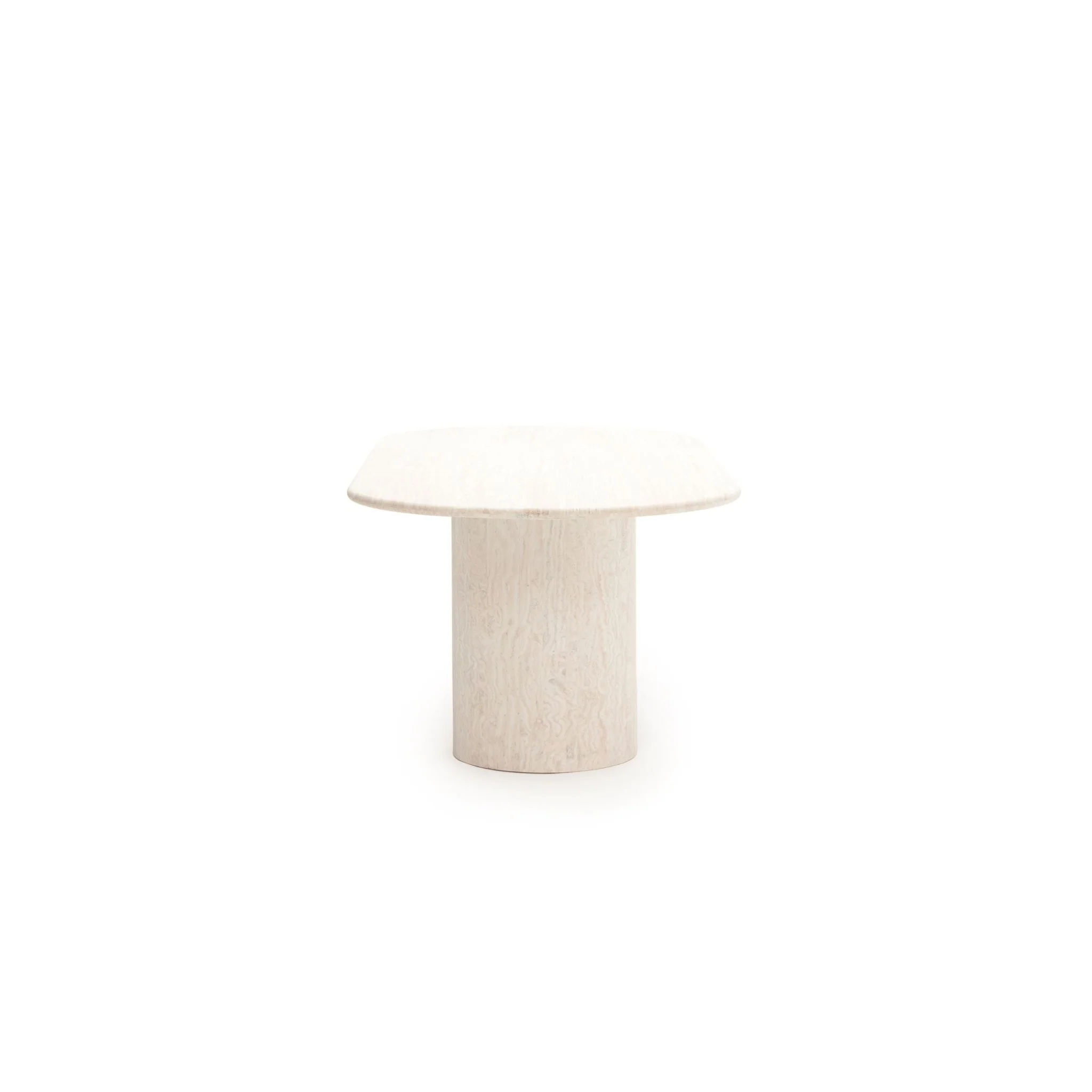 Amiri Dining Table - Travertine - Image 4