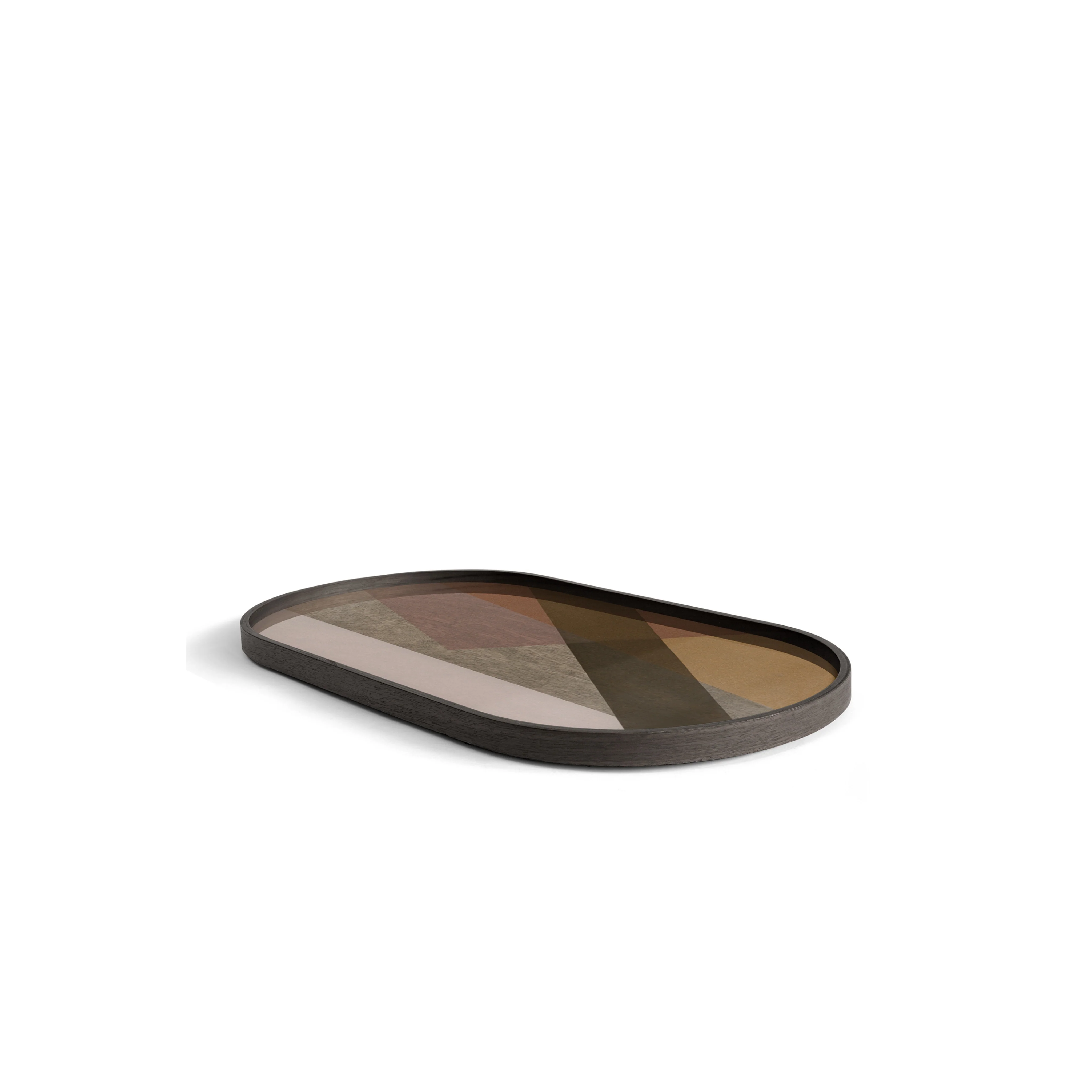 Angle Oblong Glass Tray - Pinot - Image 3