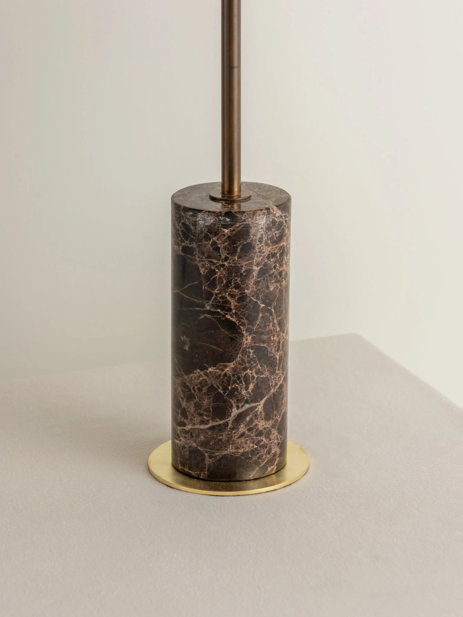 Ardini - 1 Light Rattan And Brown Marble Table Lamp - Image 4