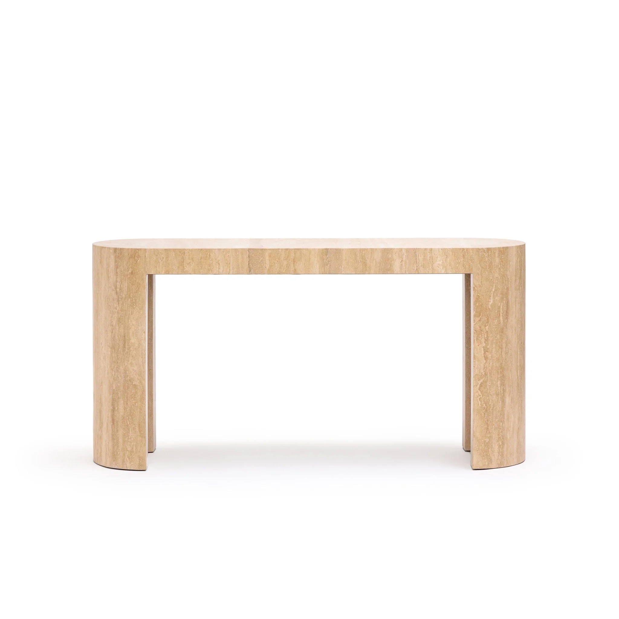 Arno Console Table - Travertine