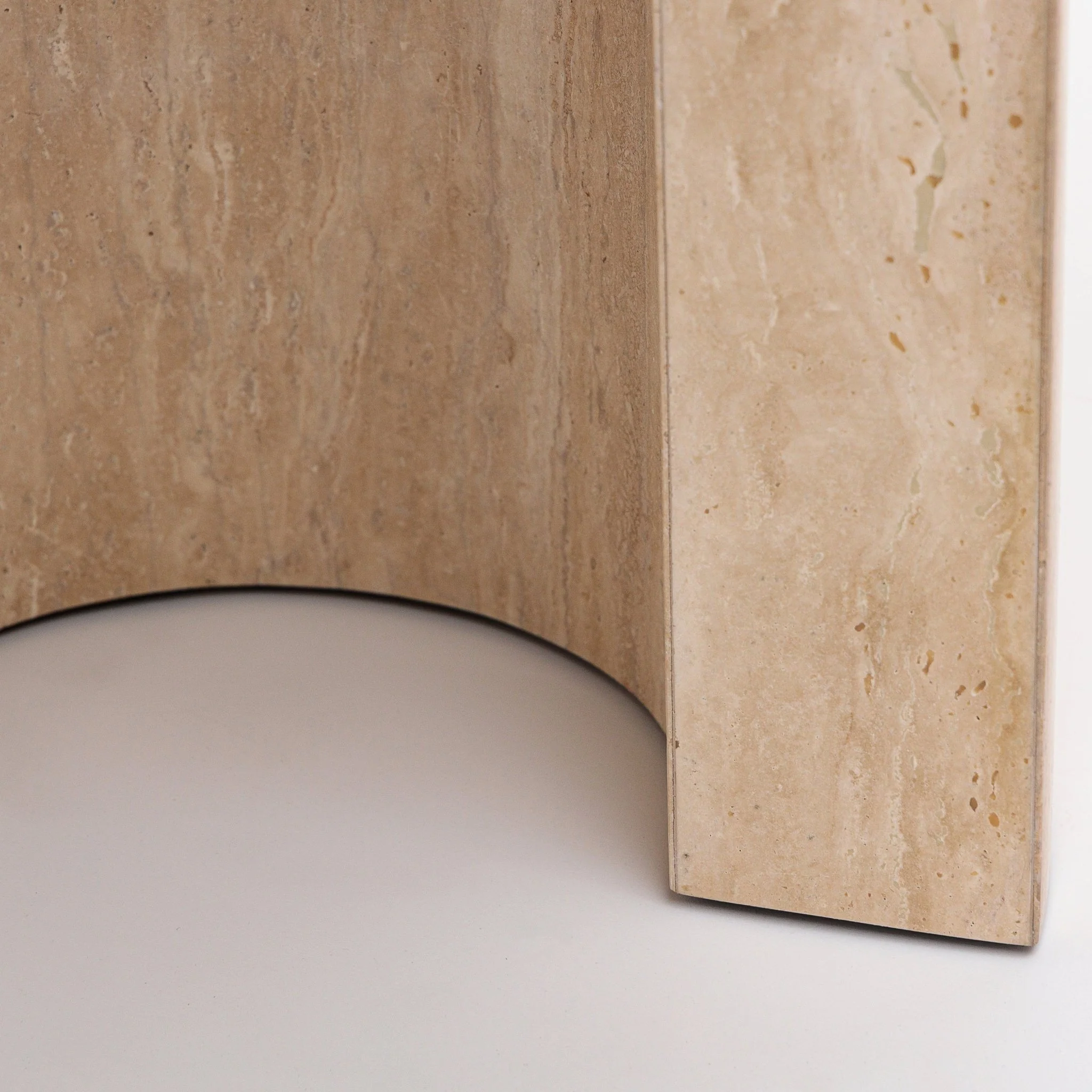 Arno Console Table - Travertine - Image 11