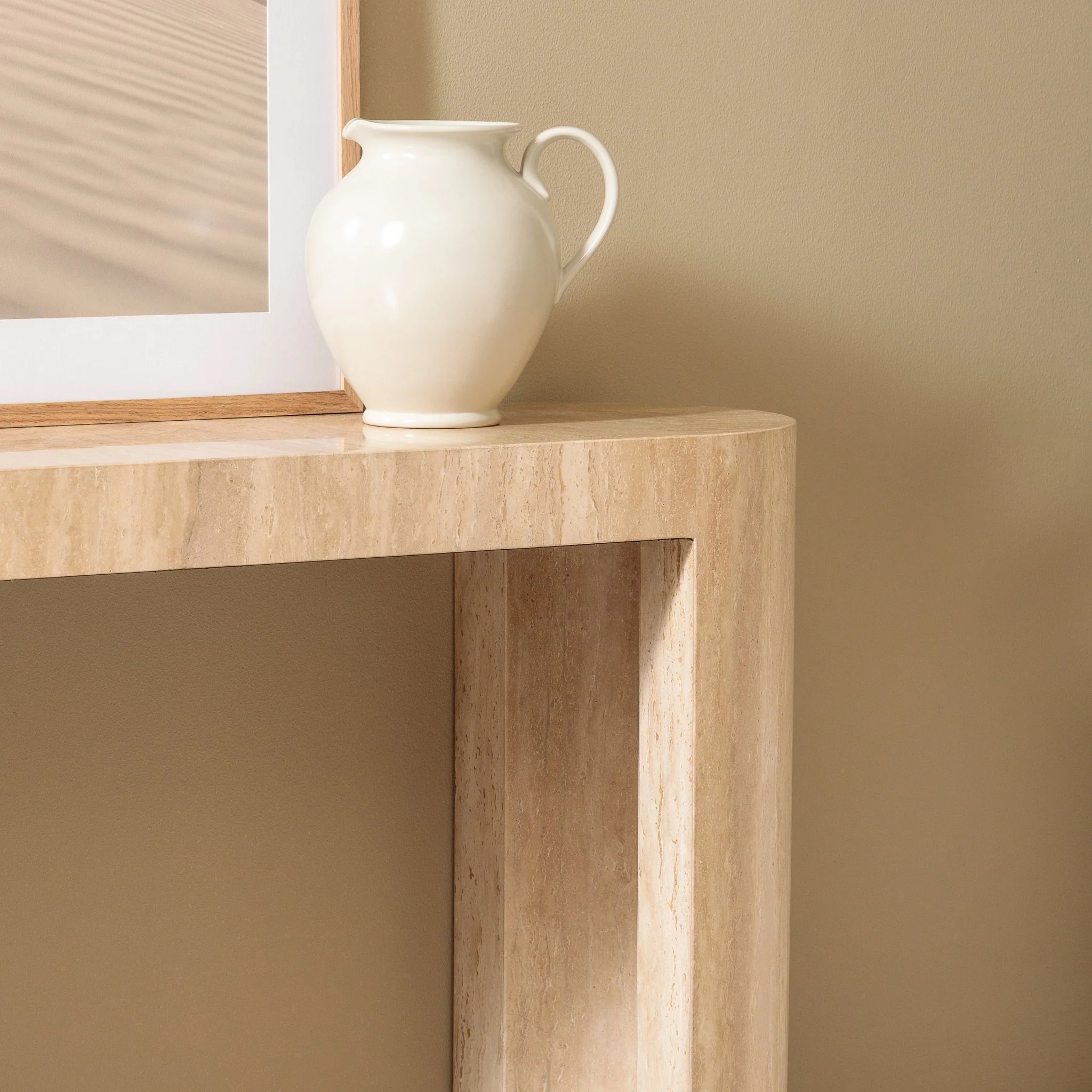 Arno Console Table - Travertine - Image 18