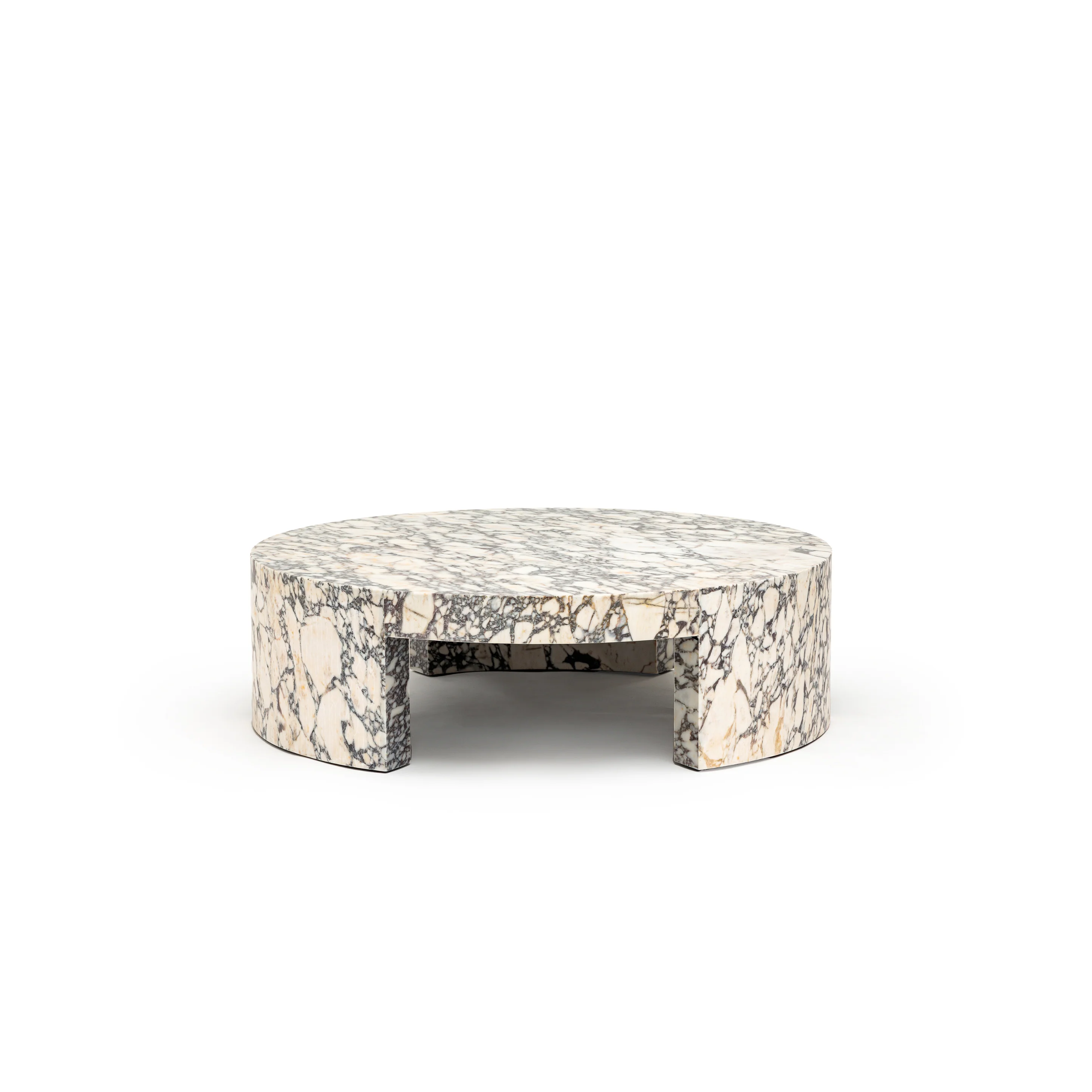 Arno Round Coffee Table - Calacatta Viola - Image 13