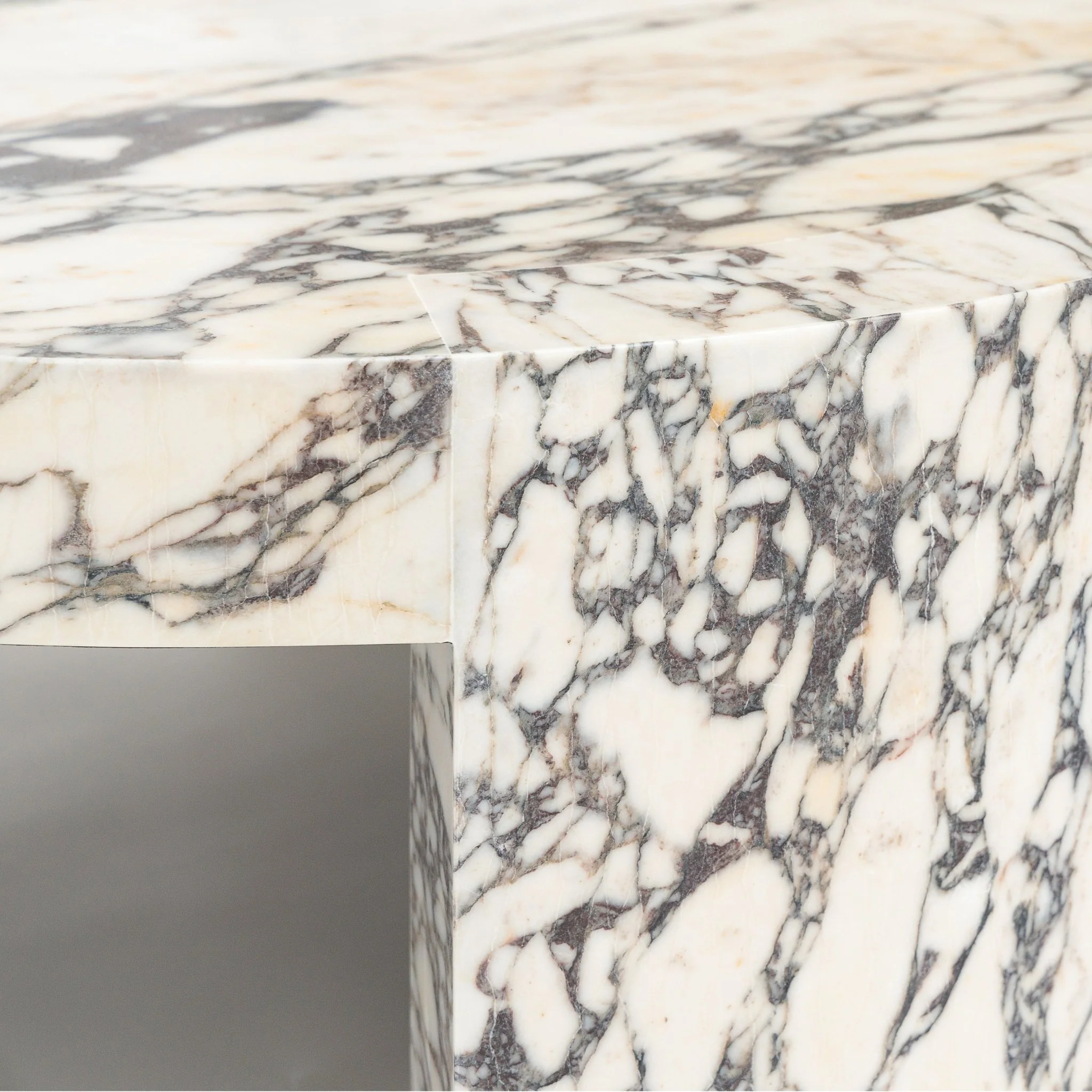 Arno Round Coffee Table - Calacatta Viola - Image 7