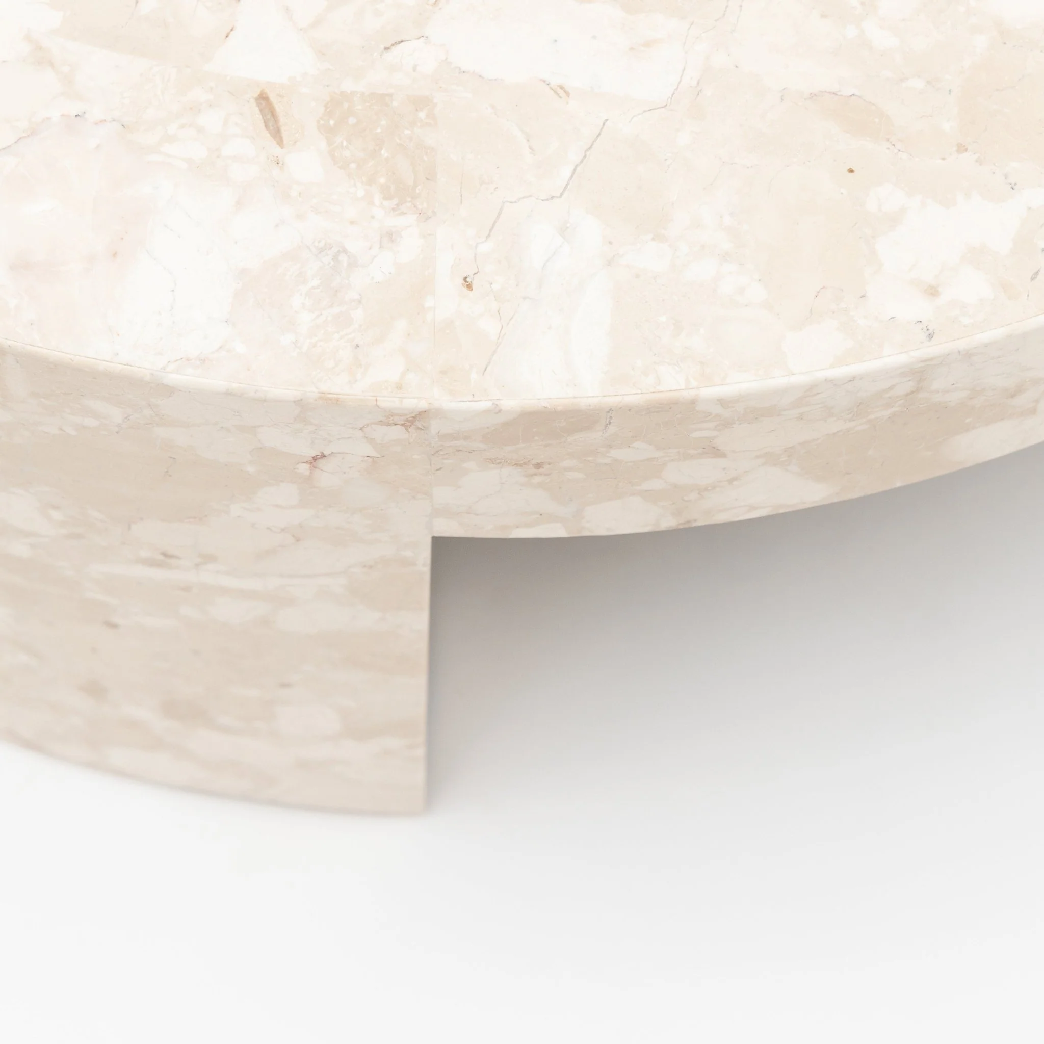 Arno Round Coffee Table - Kunis Breccia Marble - Image 3