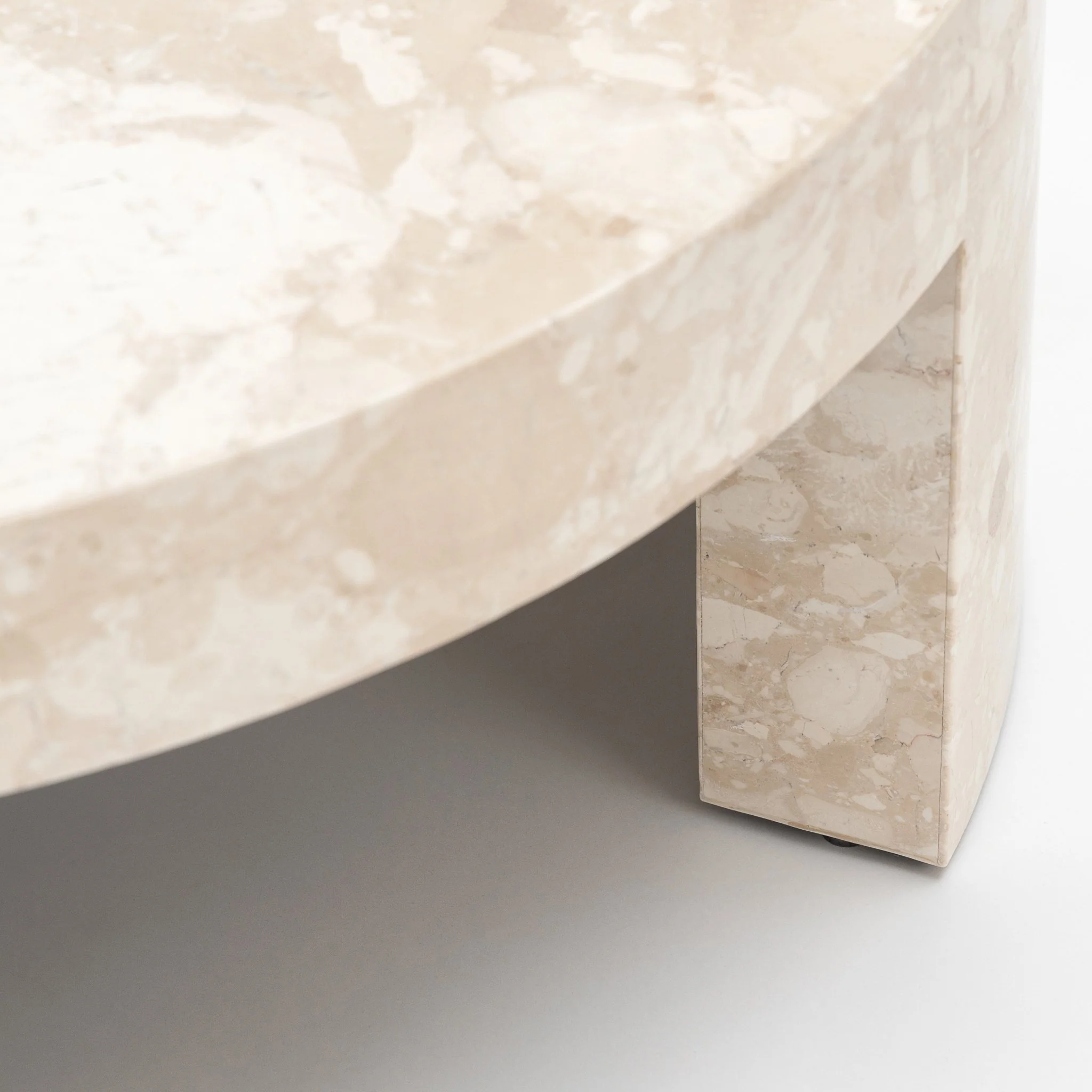 Arno Round Coffee Table - Kunis Breccia Marble - Image 5