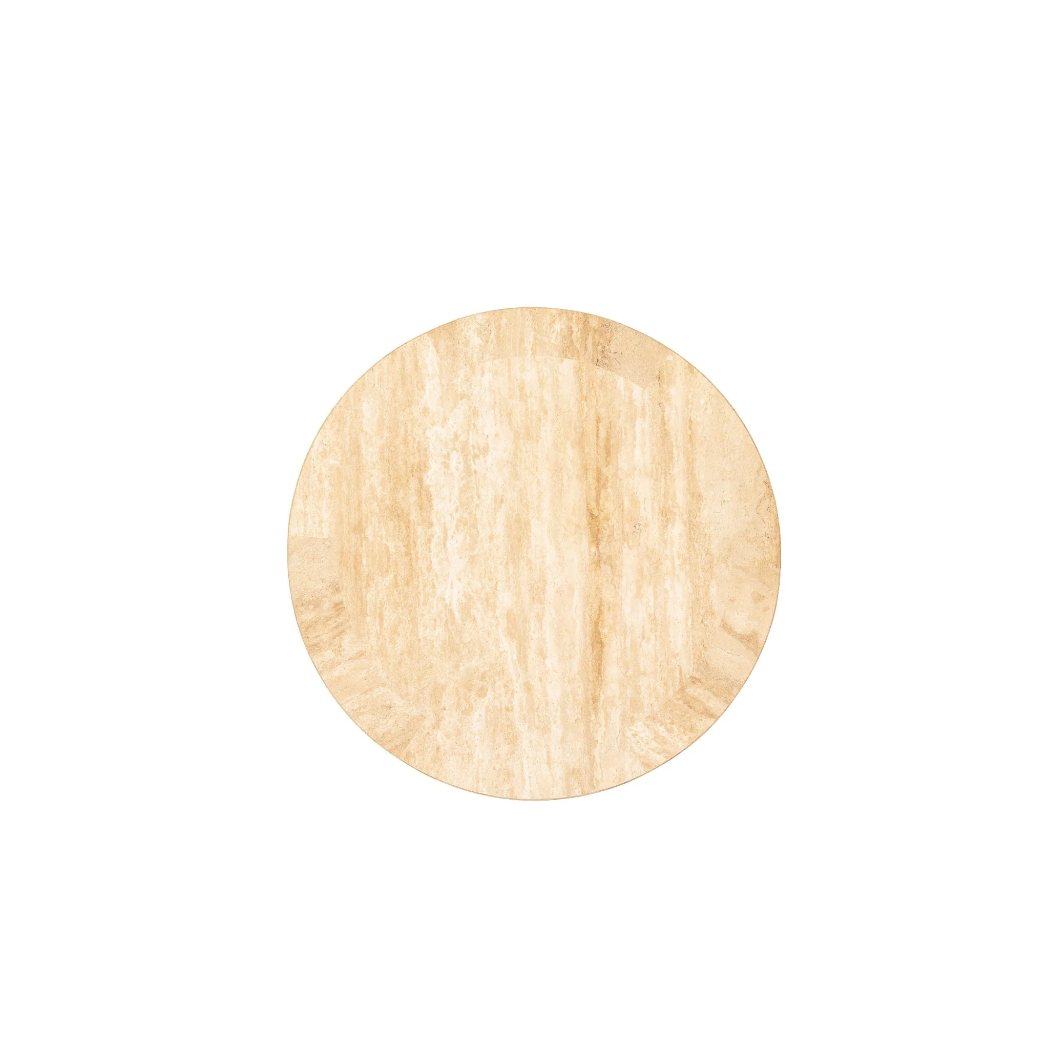 Arno Round Coffee Table - Travertine - Image 4