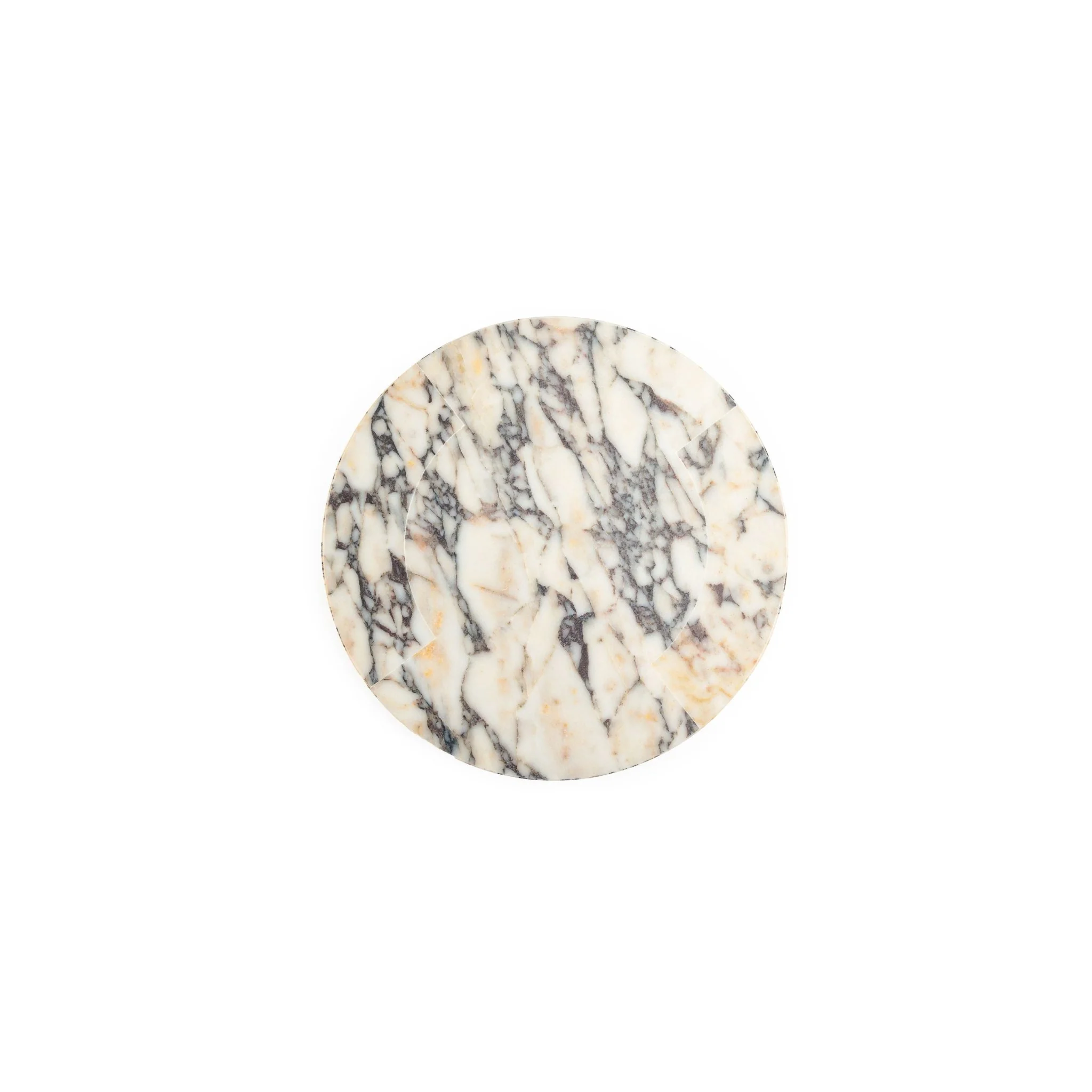 Arno Round Side Table - Calacatta Viola - Image 10