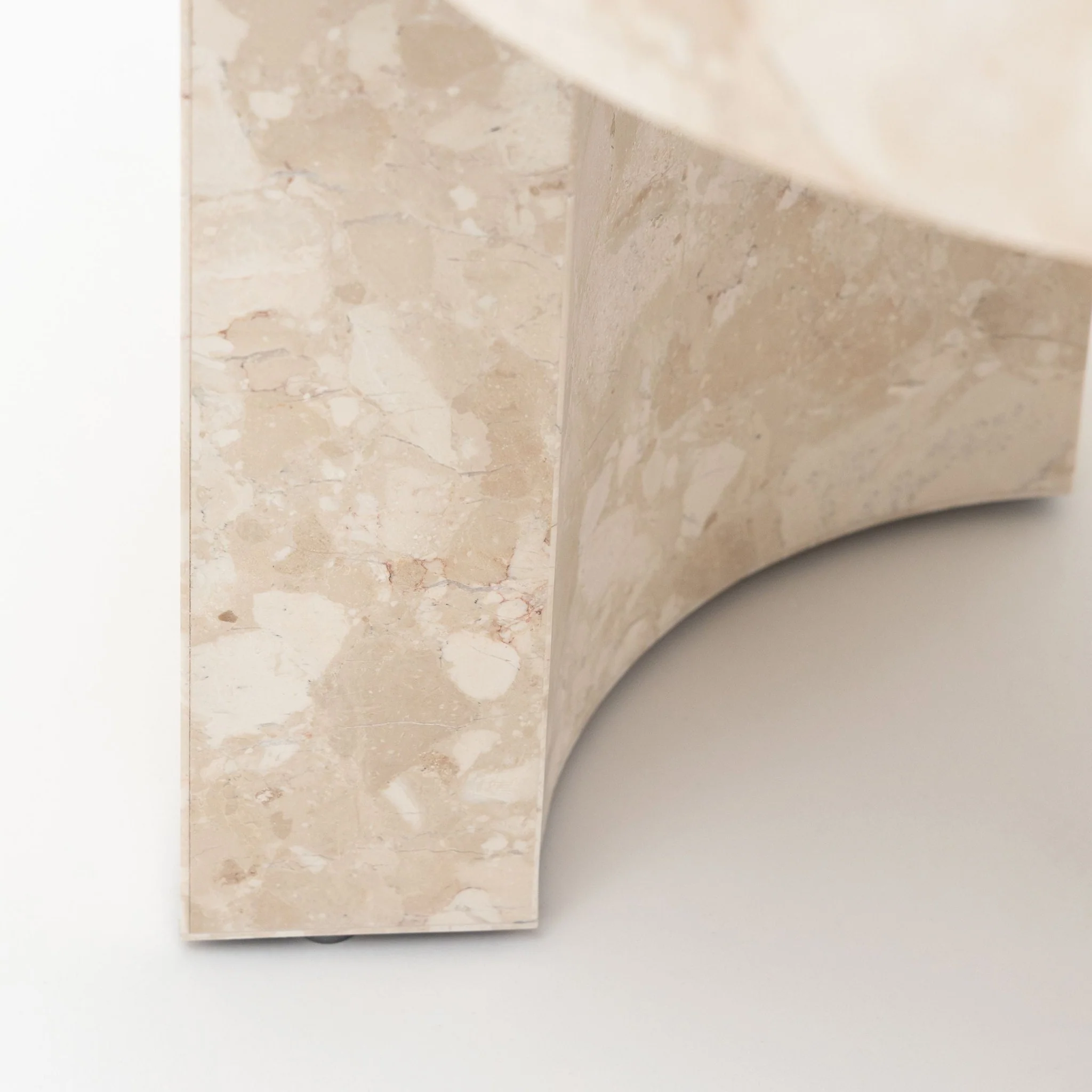 Arno Round Side Table - Kunis Breccia Marble - Image 4