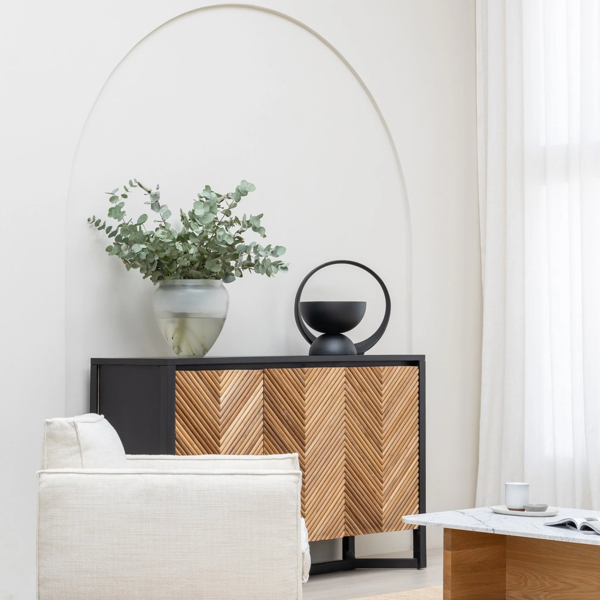Aspen 3 Door Sideboard - Image 13