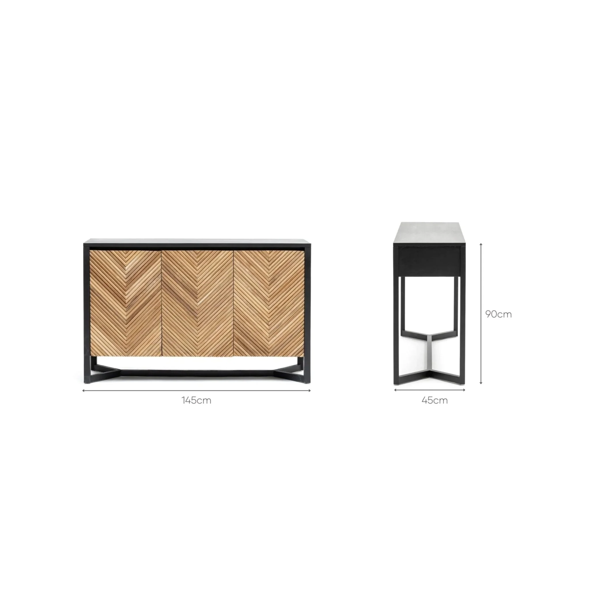 Aspen 3 Door Sideboard - Image 16