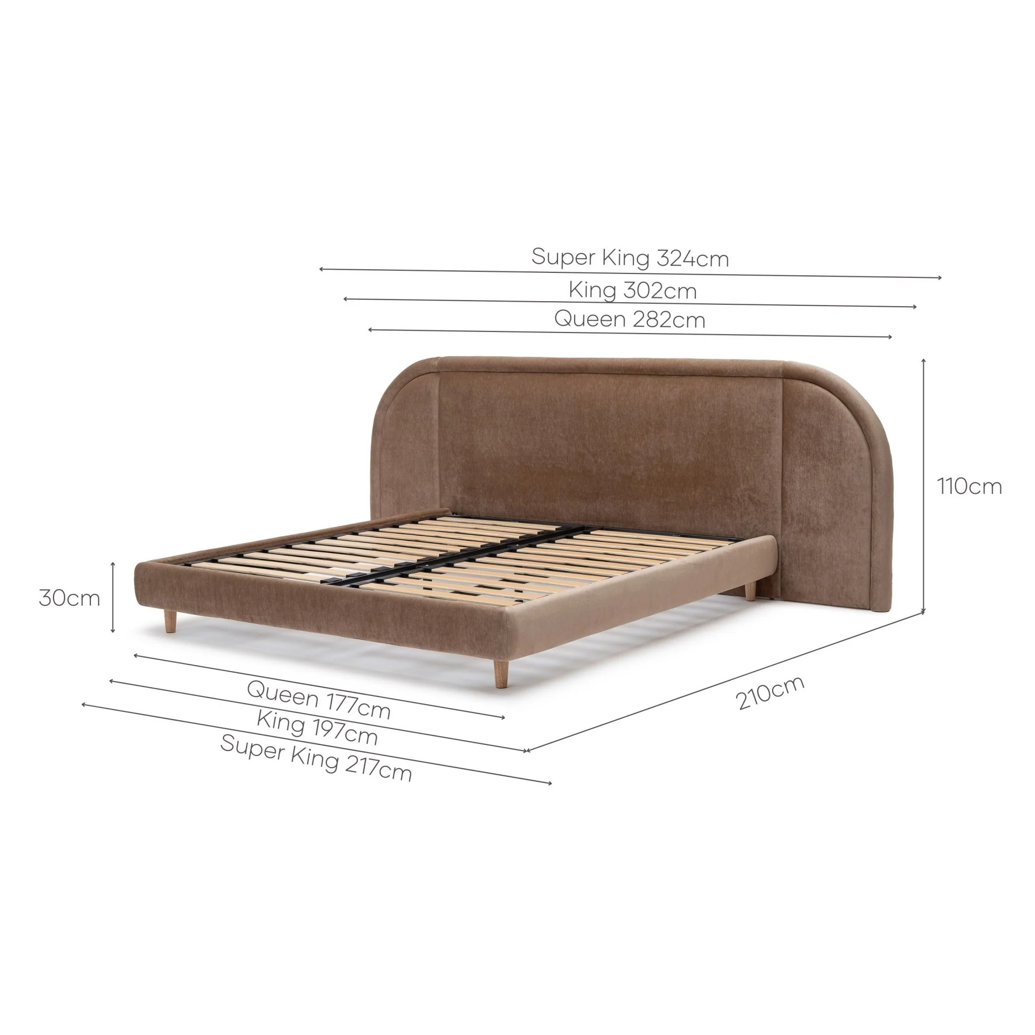 Atlas Standard Bed - Rattan - Image 21