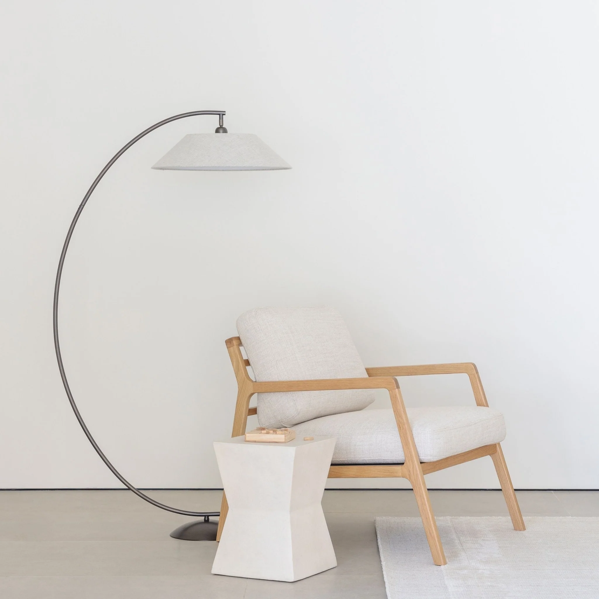 Atrium Stool - Cemento White - Image 2