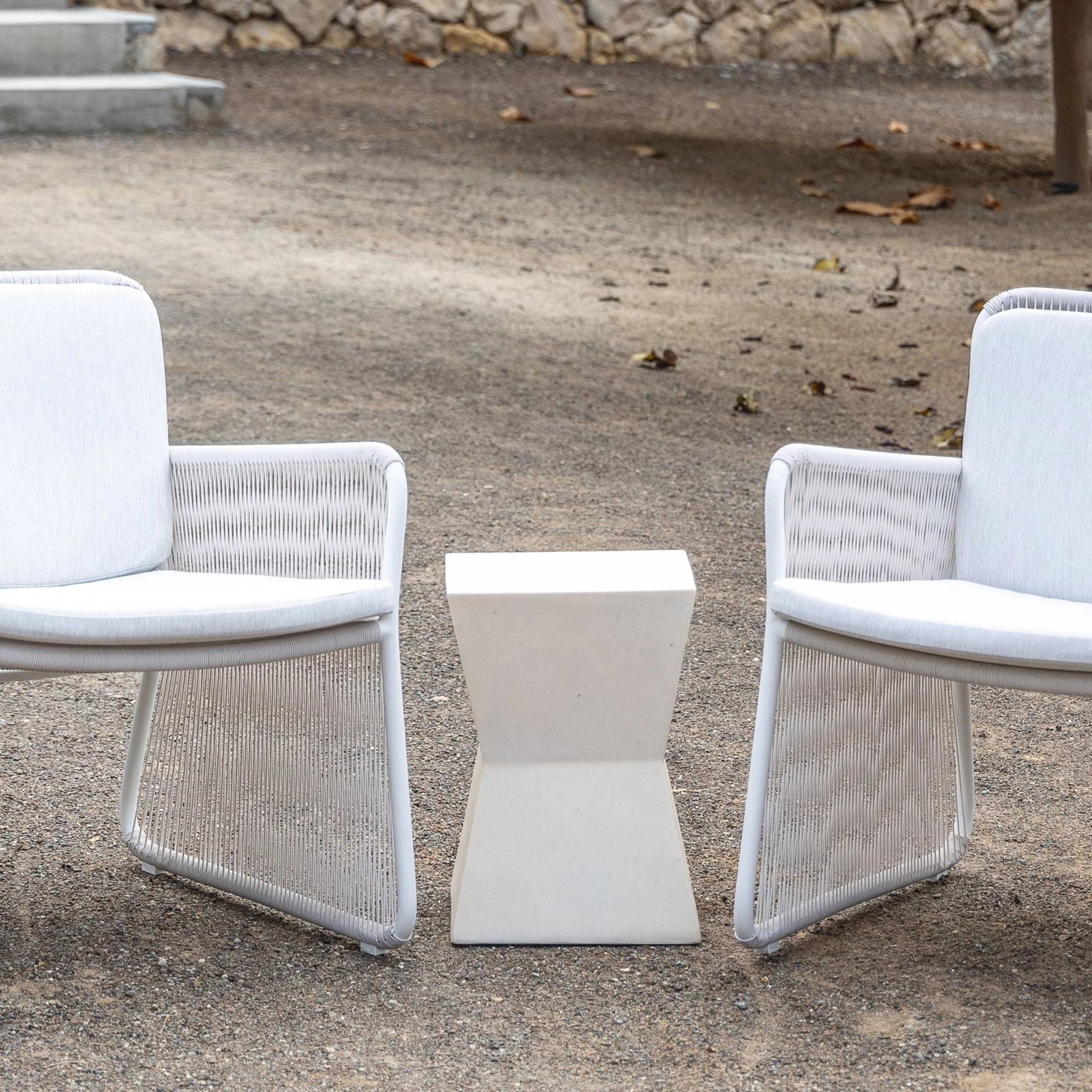 Atrium Stool - Cemento White - Image 5