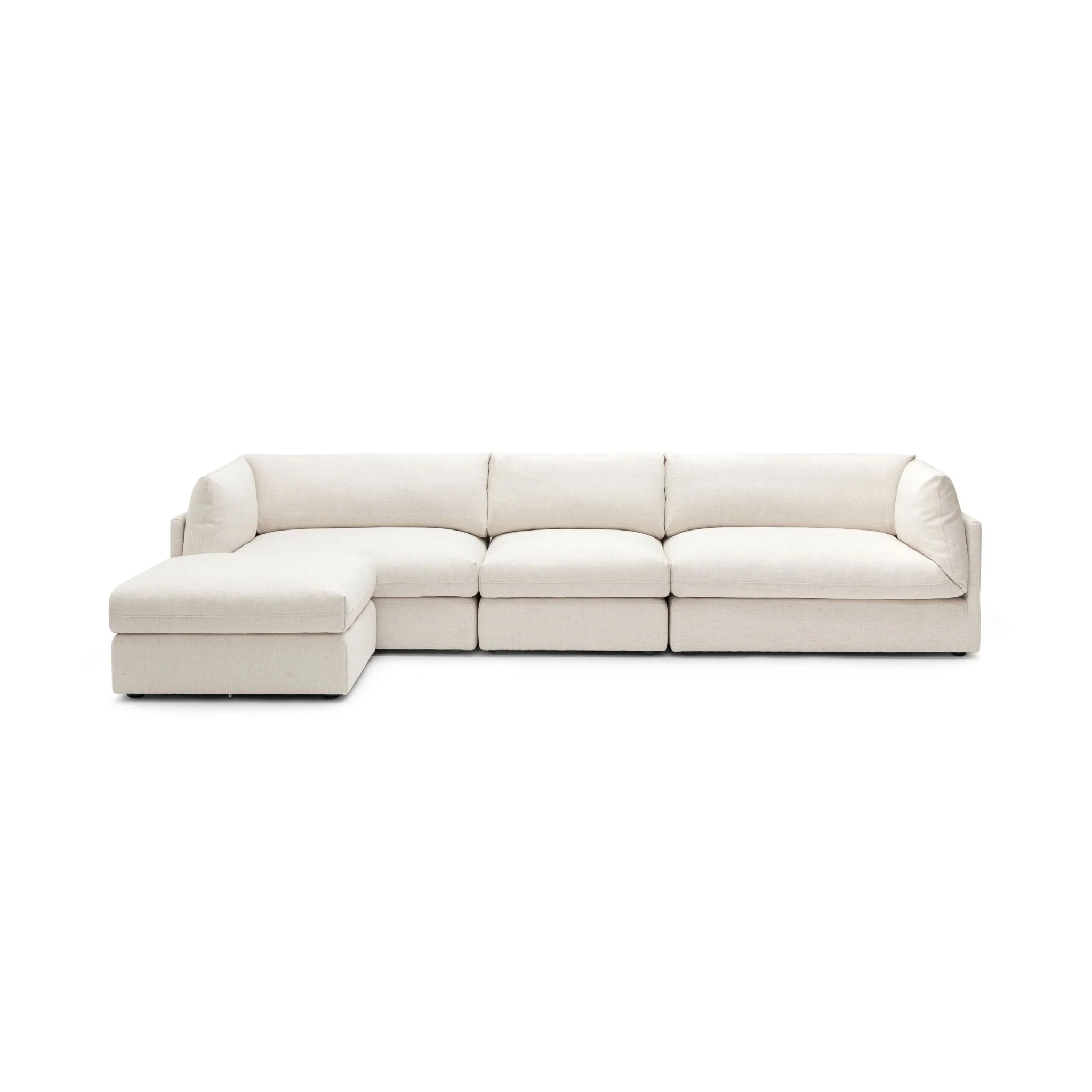 Avery Modular Sofa With Ottoman - Sand