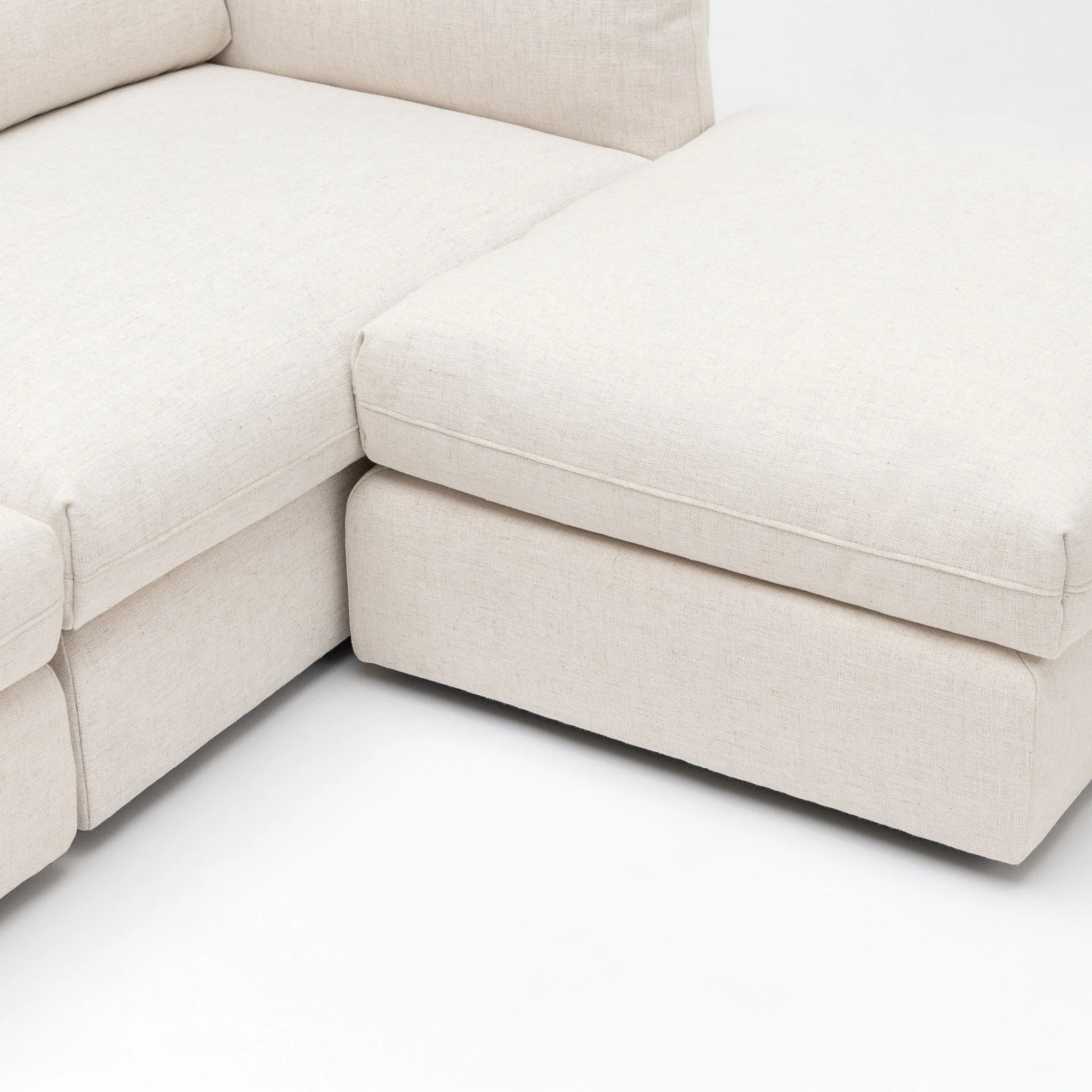 Avery Modular Sofa With Ottoman - Sand - Image 13
