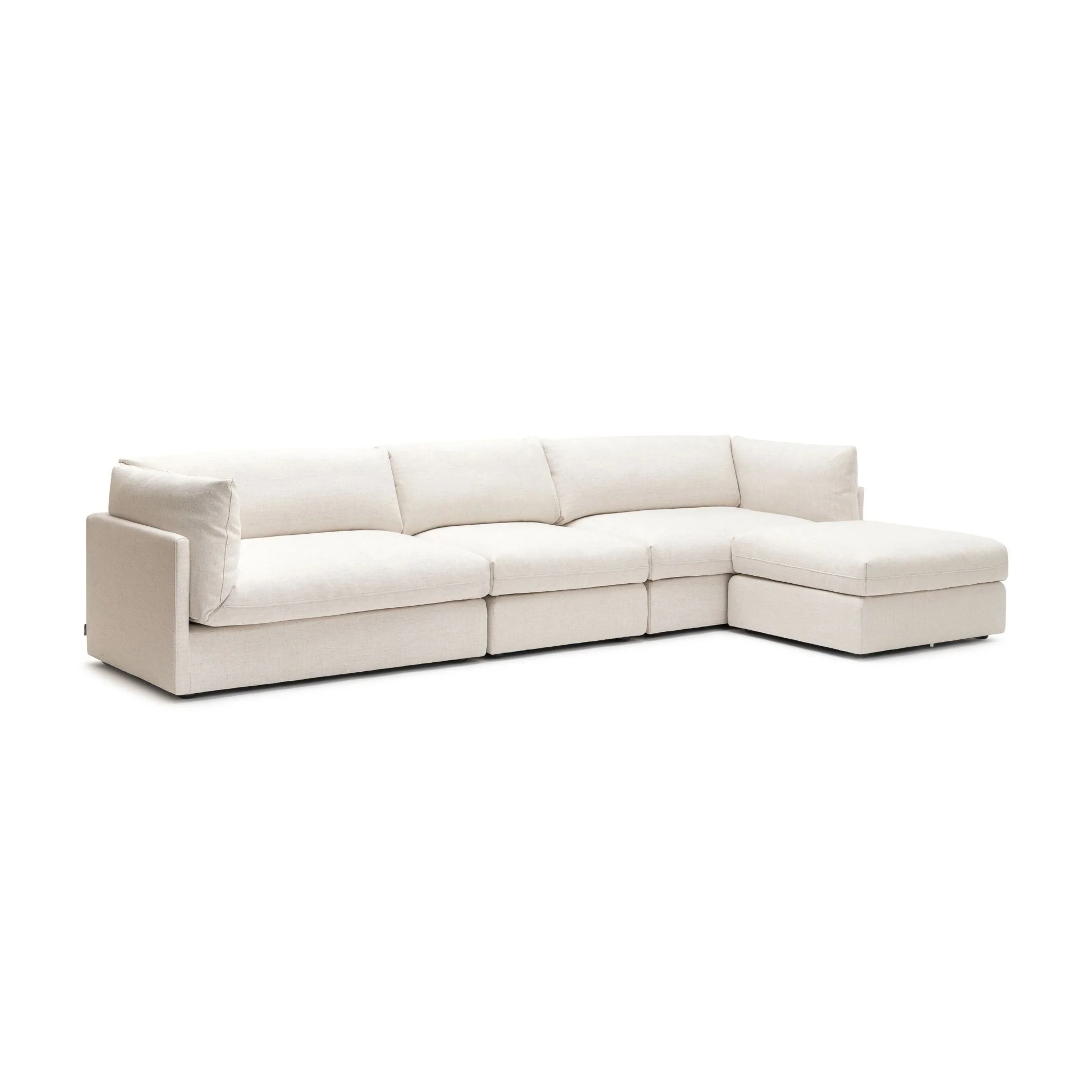 Avery Modular Sofa With Ottoman - Sand - Image 9