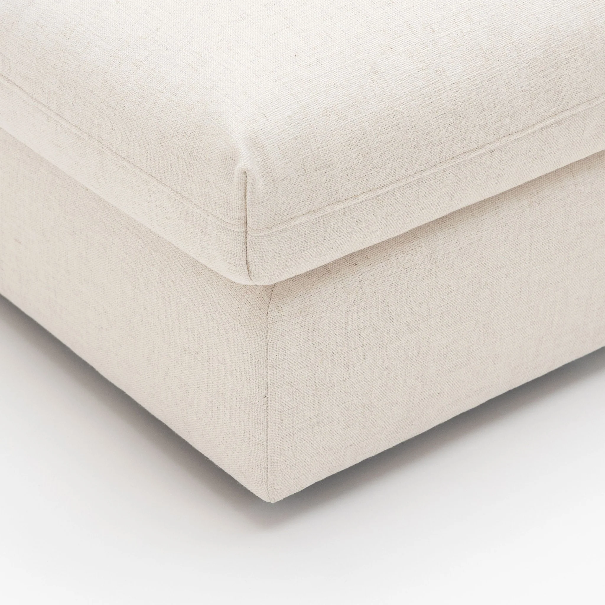 Avery Ottoman - Sand - Image 4