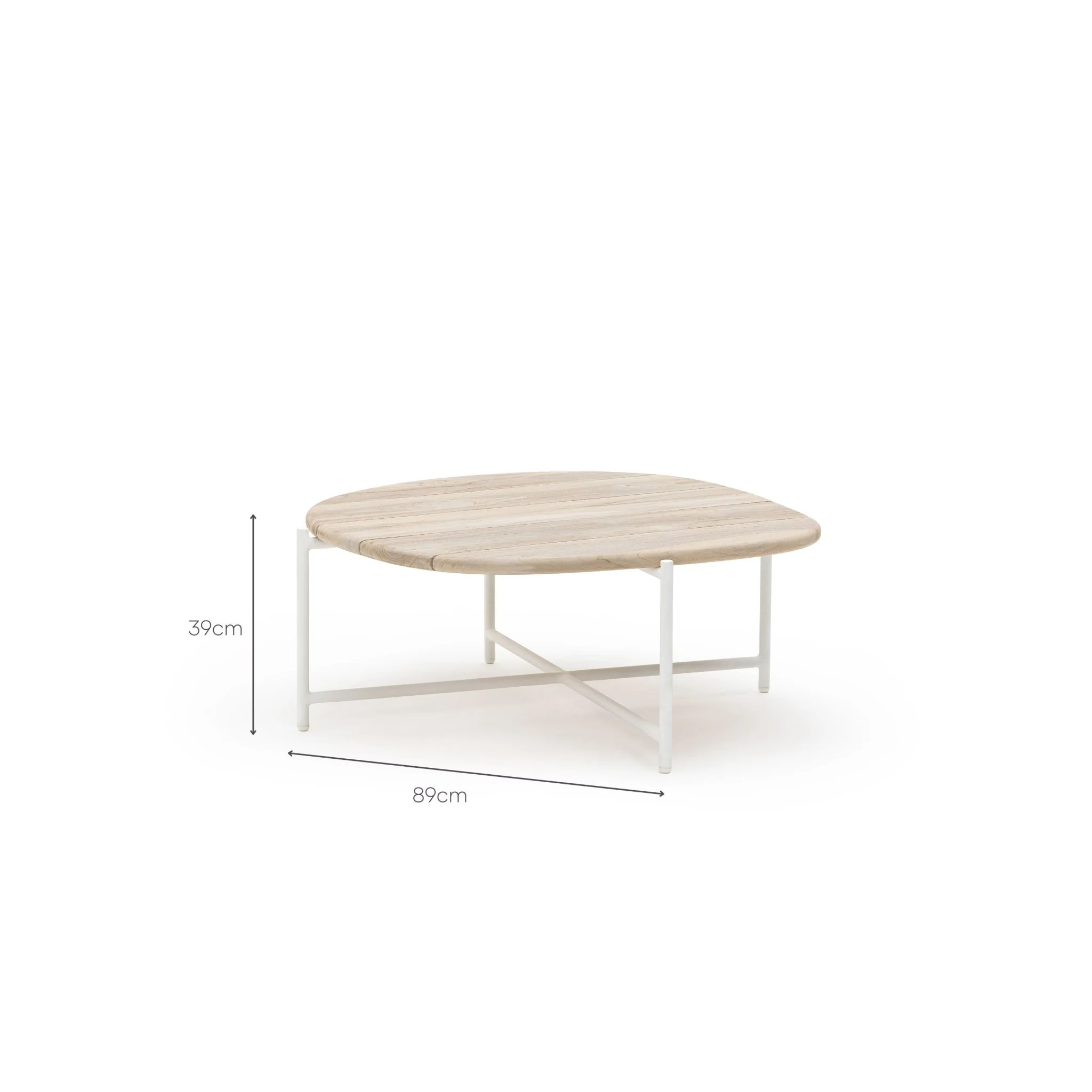 Azure - Coffee Table - Stonewhite & Teak - Image 11