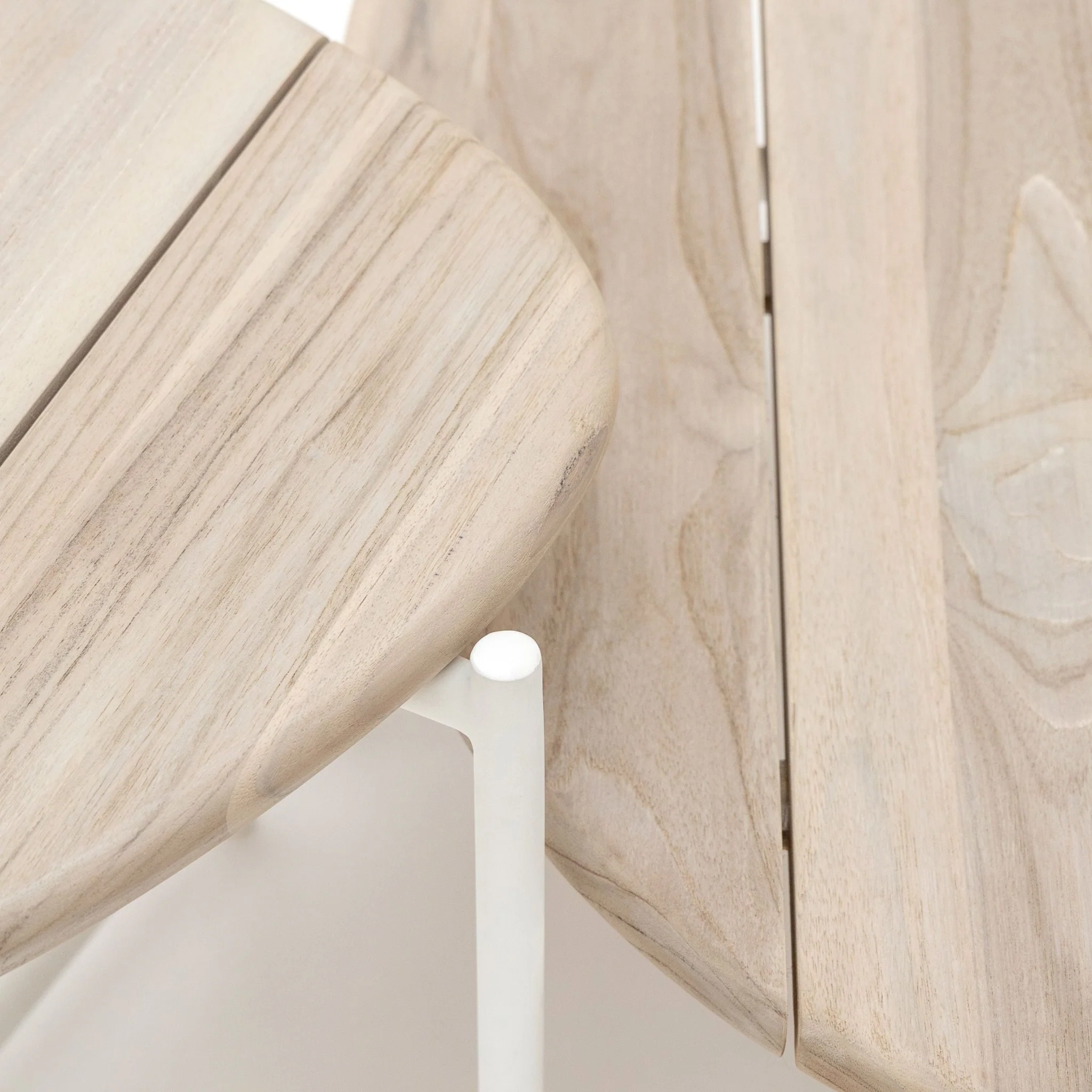Azure - Side Table - Stonewhite & Teak - Image 12