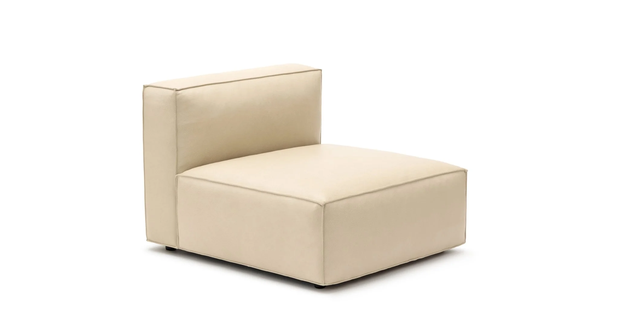Baker Armless - Limestone Leather - Image 2