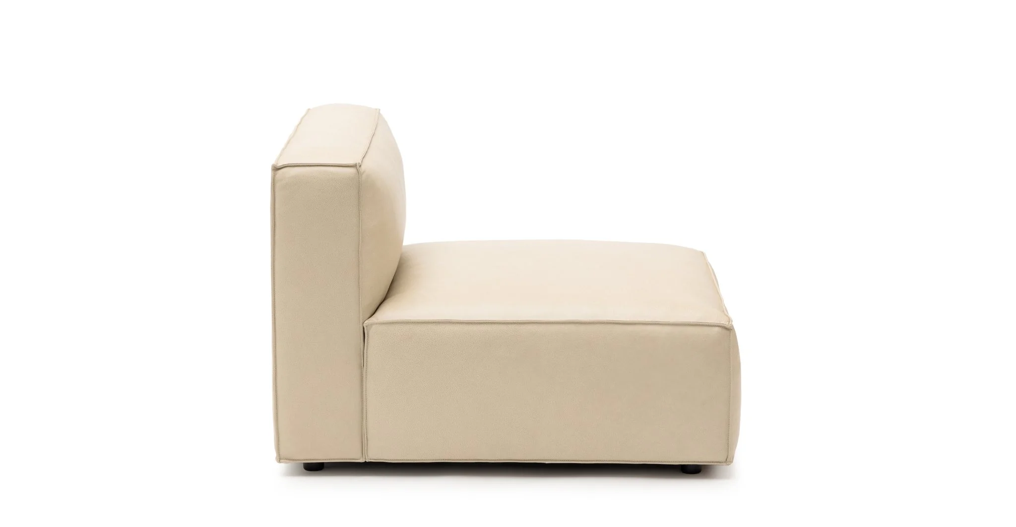 Baker Armless - Limestone Leather - Image 3
