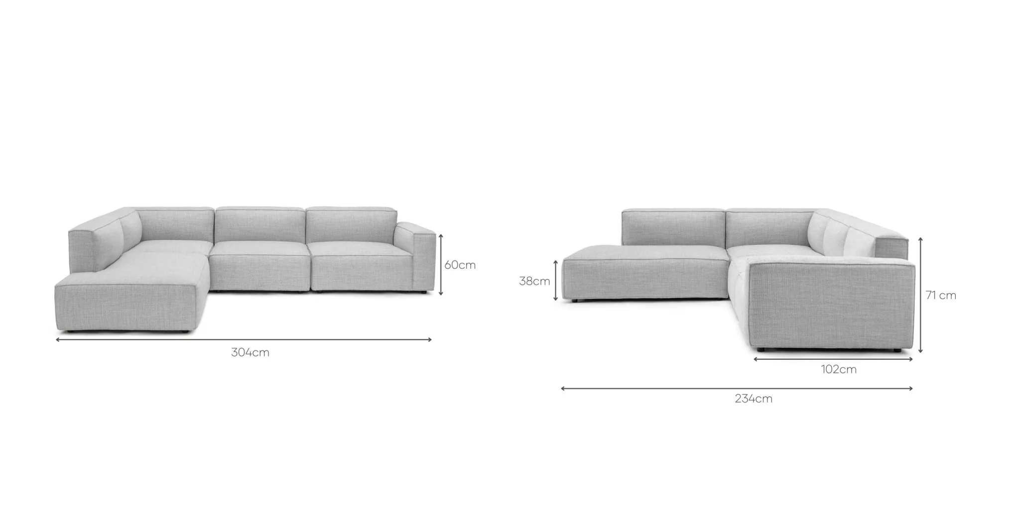 Baker Corner Sofa Set -  Diamond - Image 28