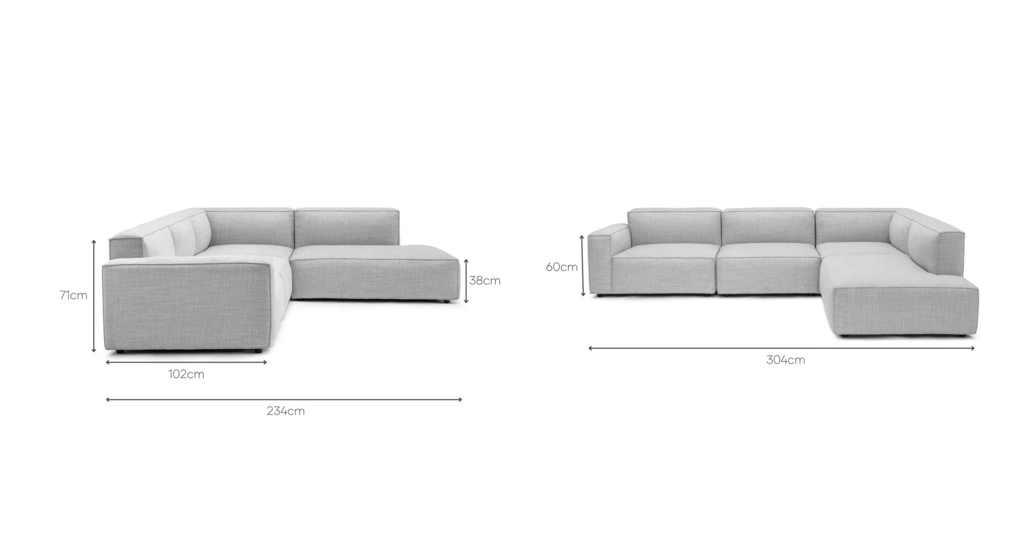 Baker Corner Sofa Set -  Diamond - Image 29