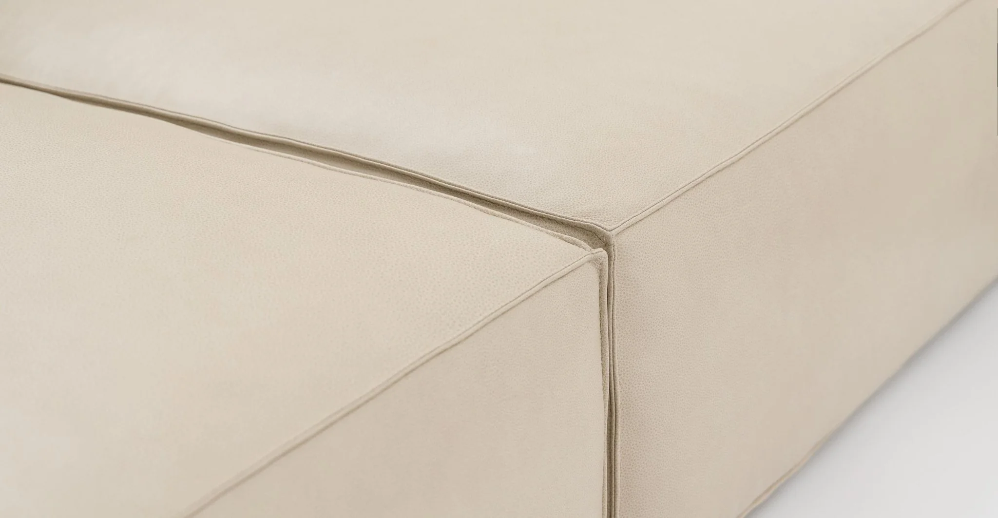 Baker Corner Sofa Set - Limestone Leather - Image 15