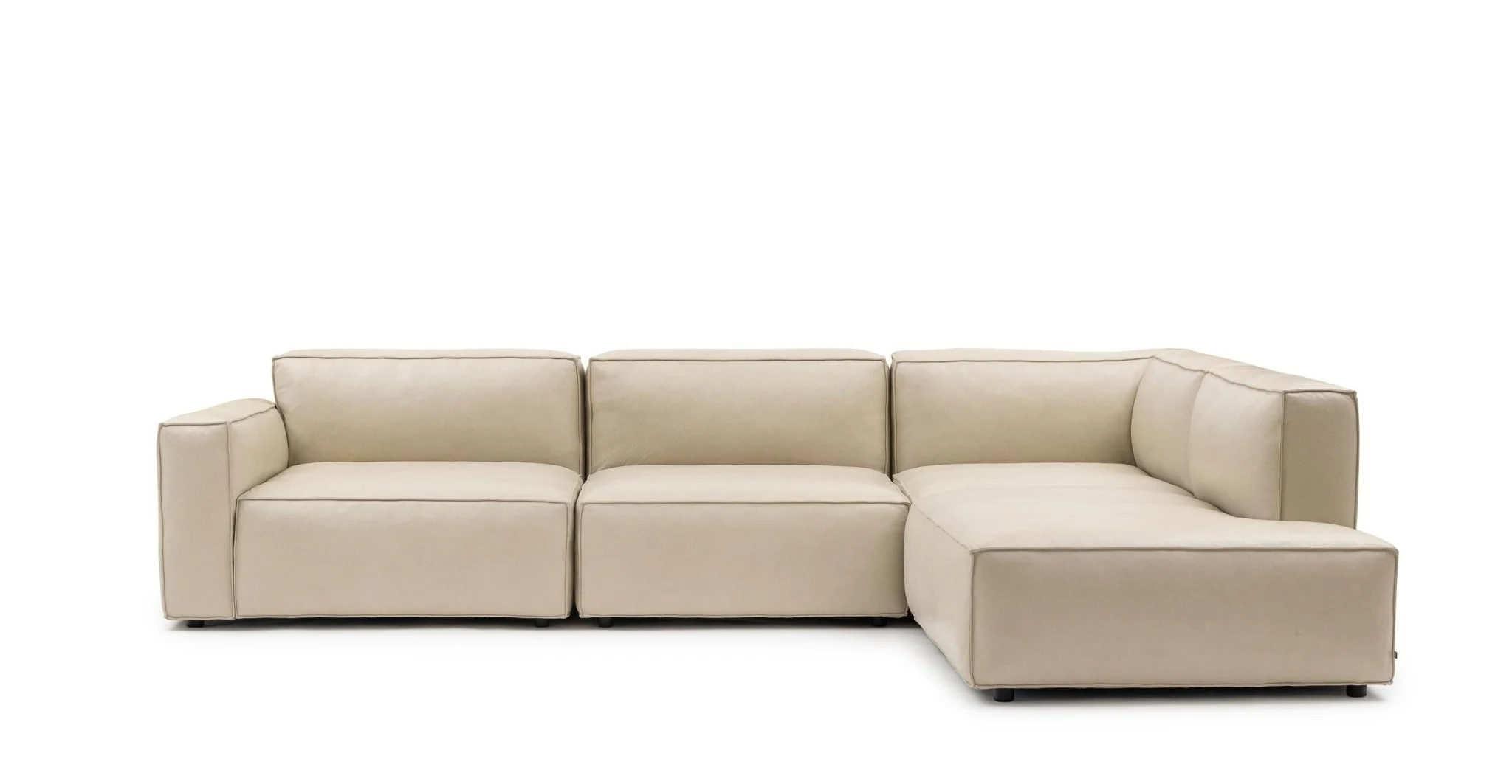 Baker Corner Sofa Set - Limestone Leather - Image 20
