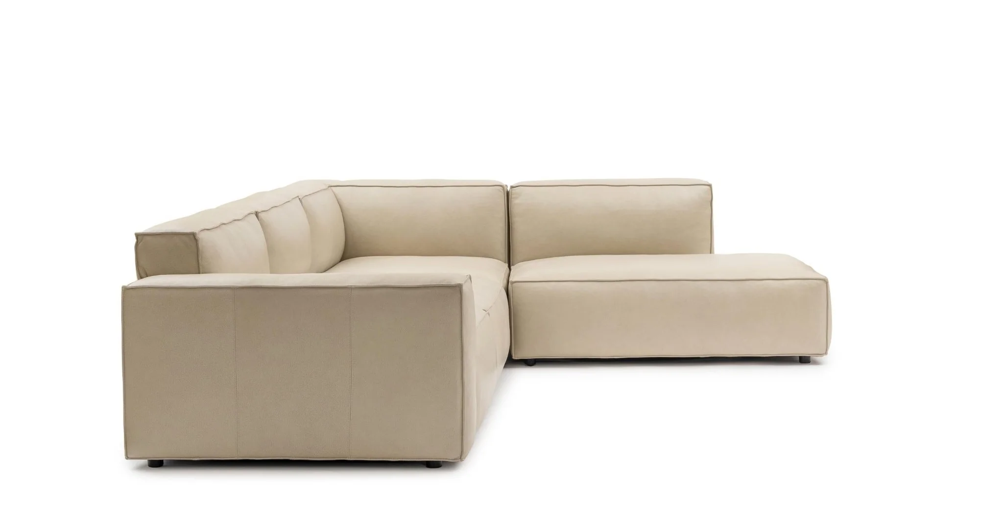 Baker Corner Sofa Set - Limestone Leather - Image 22