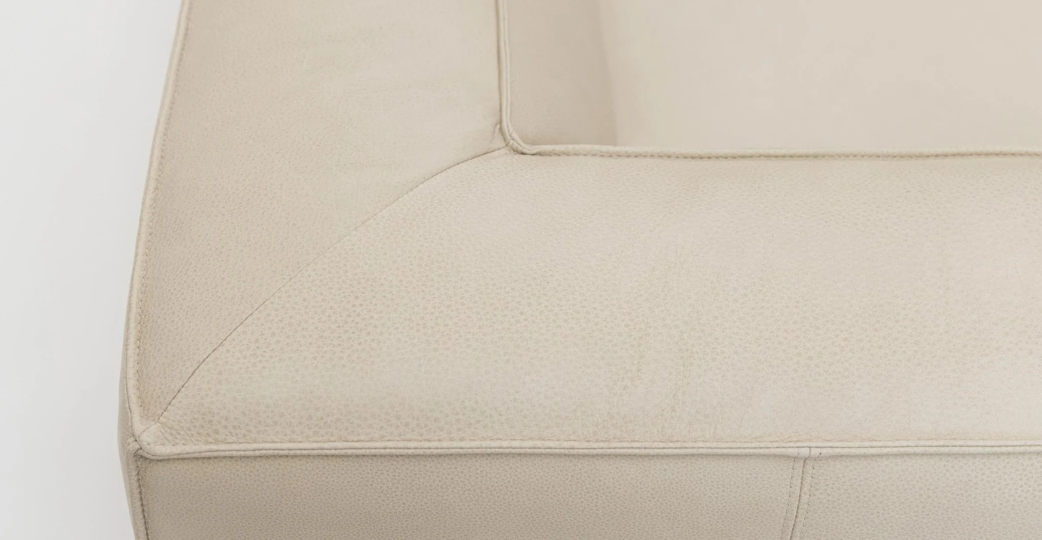 Baker Corner Sofa Set - Limestone Leather - Image 23