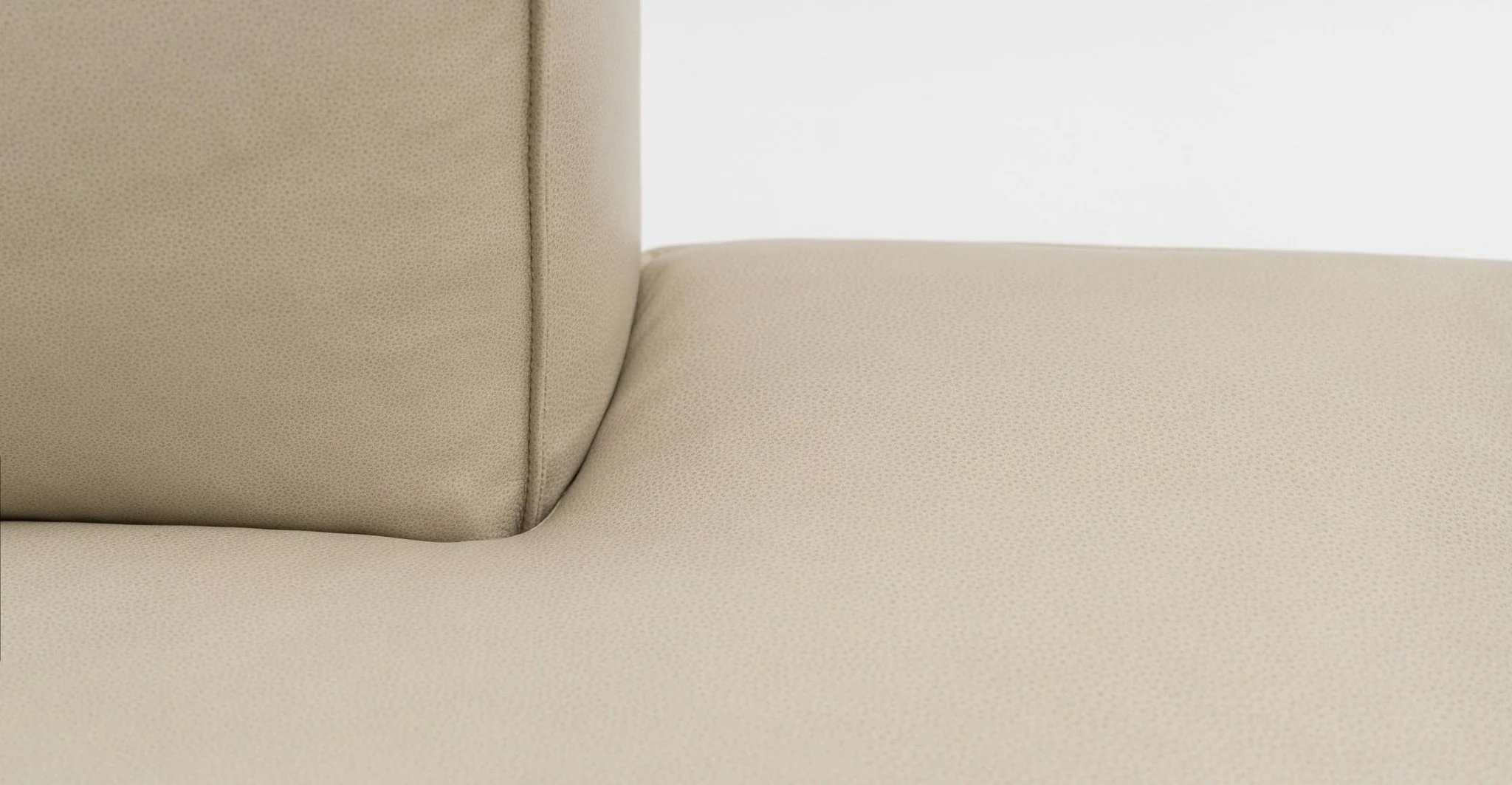 Baker Corner Sofa Set - Limestone Leather - Image 25