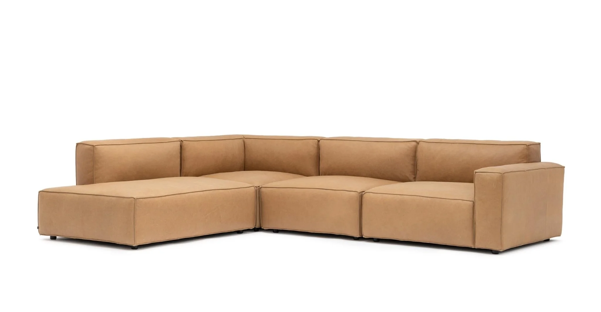 Baker Corner Sofa Set - Pecan - Image 3