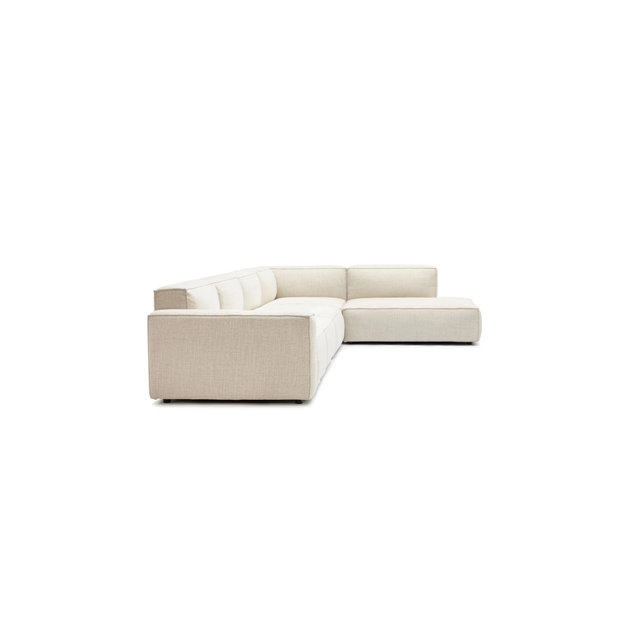 Baker Large Corner Sofa Set - Oatmeal - Image 4